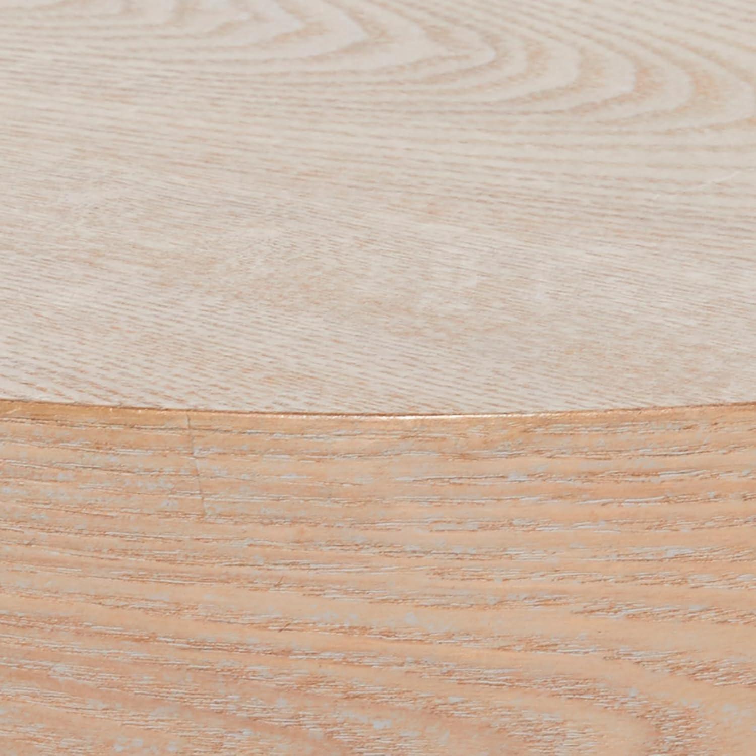 Union Rustic Villalpando Wooden Side End Brown Accent Table with Black Metal Hairpin Legs