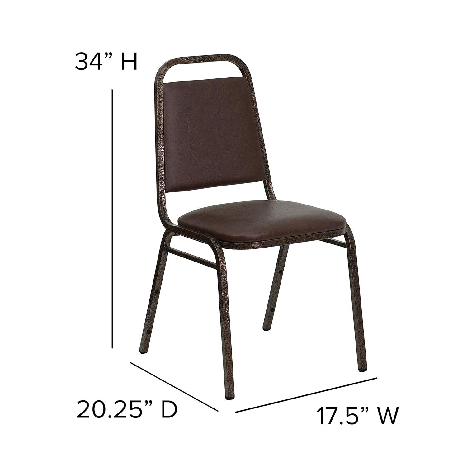 Flash Furniture Amaya Trapezoidal Stacking Banquet Chairs (Set of 4)