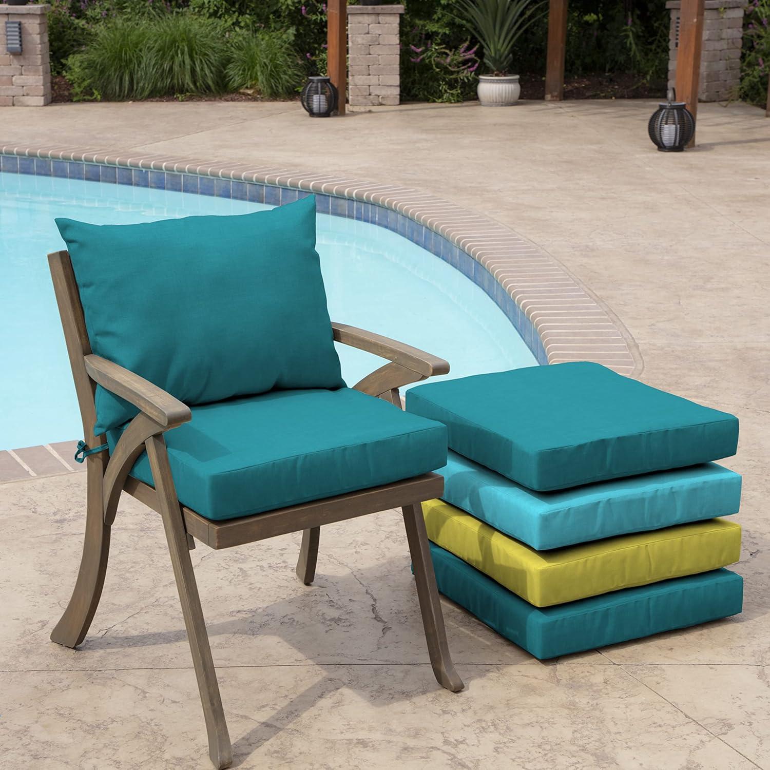 Arden 24"x17" Outdoor Dining Chair Cushion Set