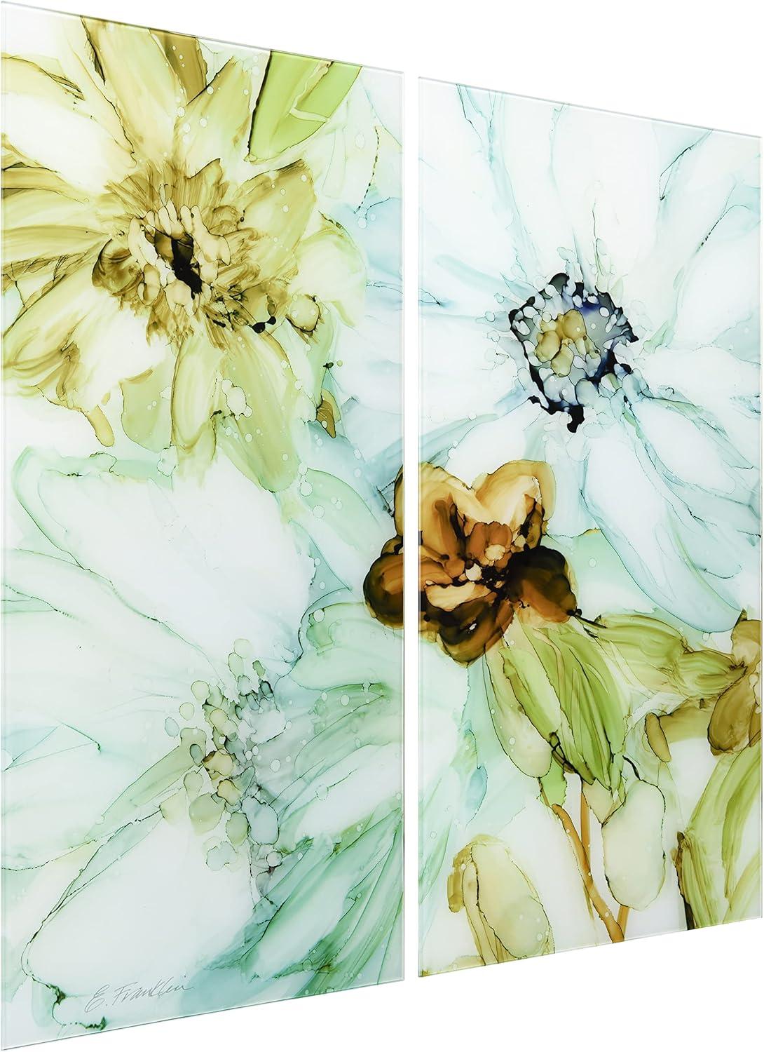 Empire Art Direct " Seaglass Garden I AB " 2 - Pieces