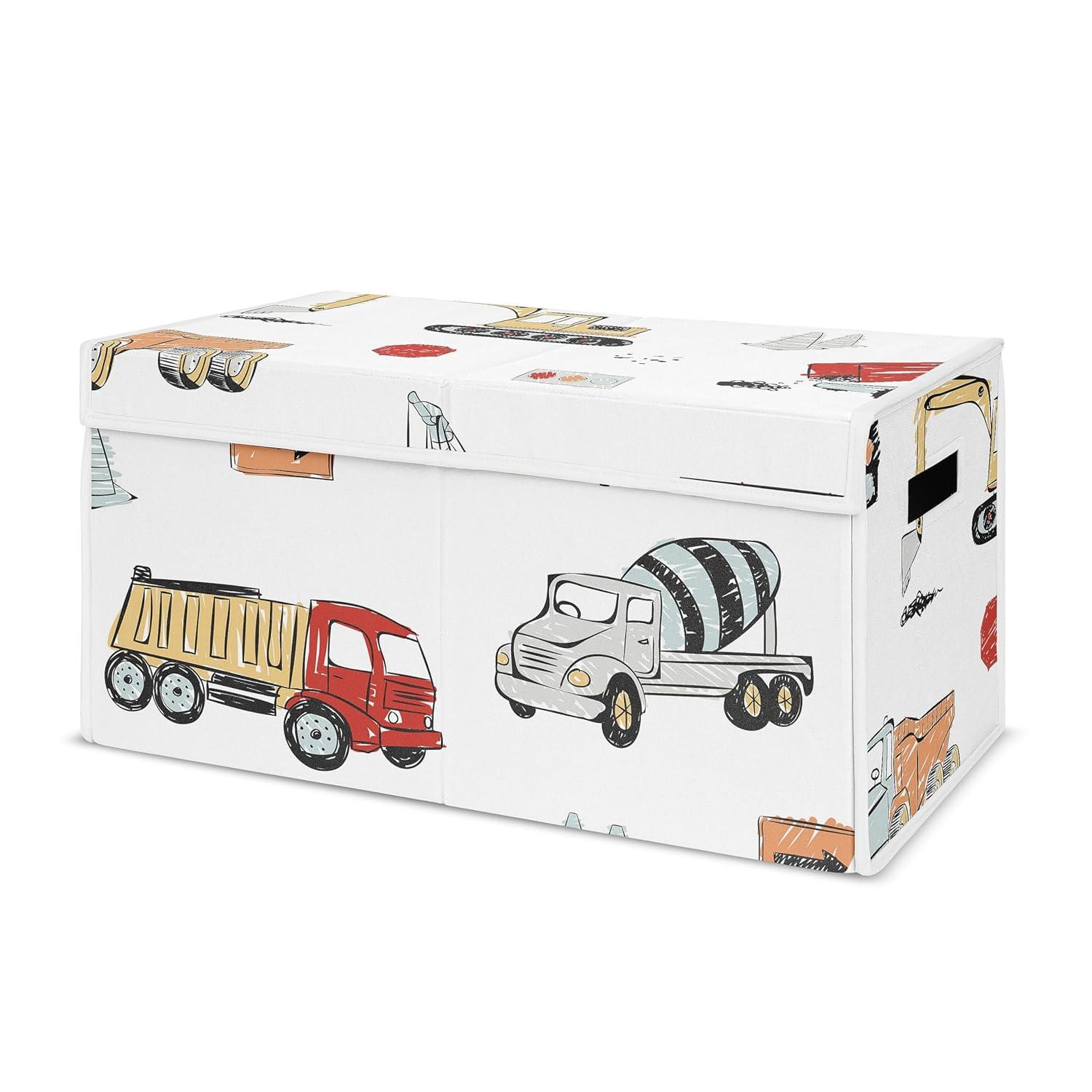 Construction Truck Toy Box