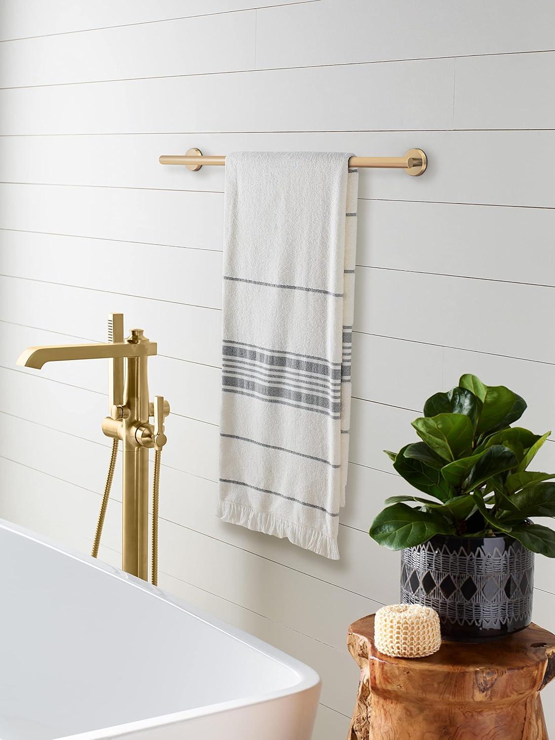 Amerock Arrondi Champagne Bronze 24 inch (610mm) Towel Bar