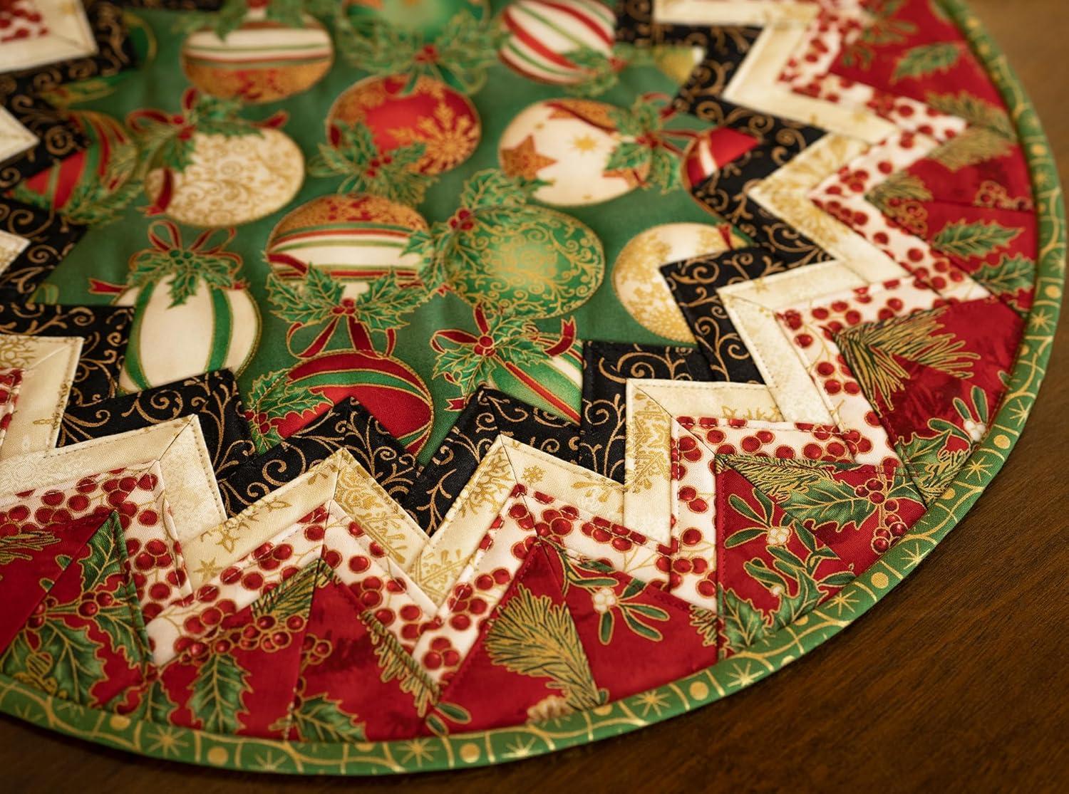 Point of View Folded Star Embroidered Table Topper Pattern