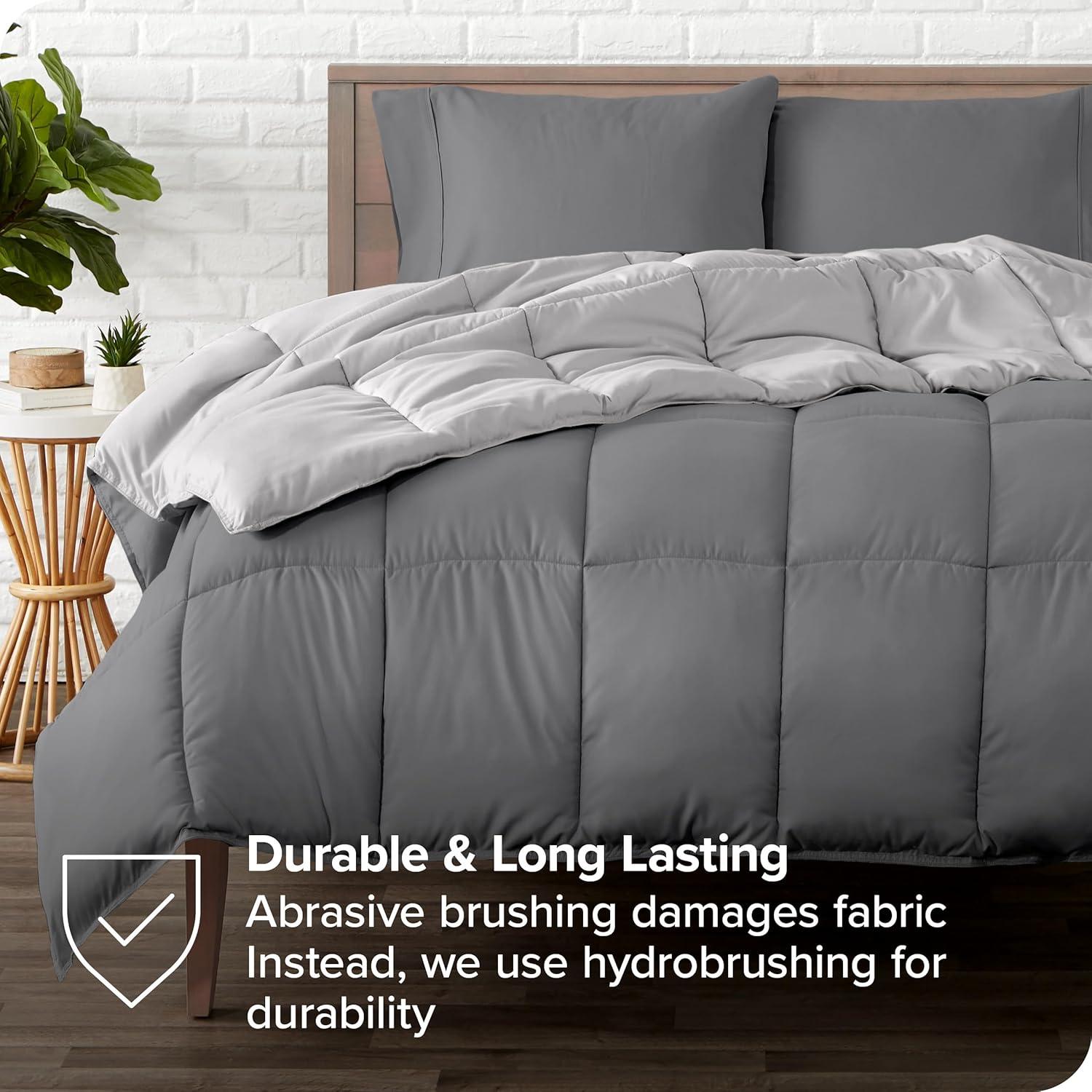 Bare Home 1800 Premium Microfiber Reversible Bed-In-A-Bag