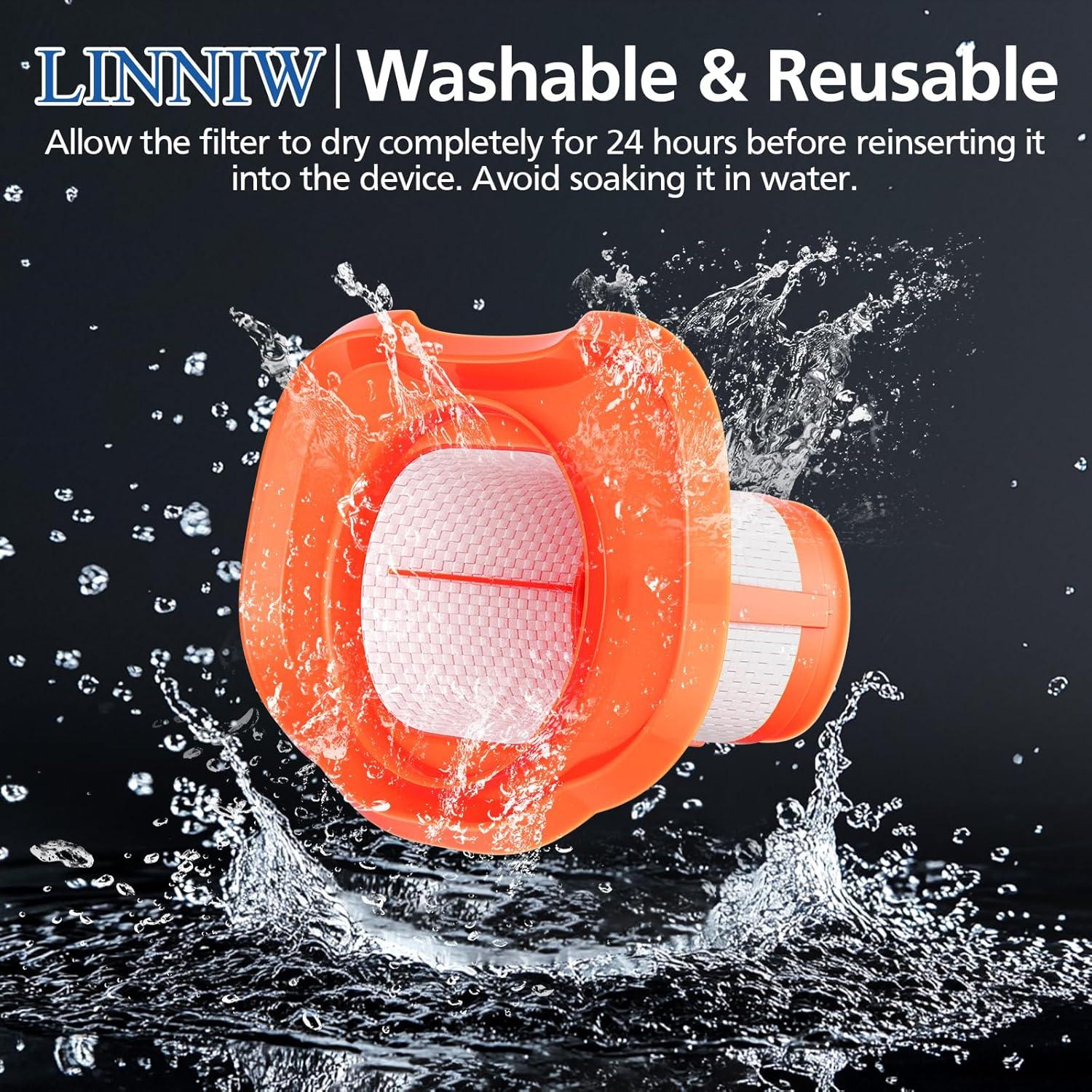 MAE Filter Accessories Compatible with BLACK And DECKER Handheld Vacuum Cleaner Fit for Models HHVK HHVK320J HHVK320J10 HHVK320JZ01 HHVK515J HHVK515JP HHVK515JP07 HHVK515J00FF HHVK415B01