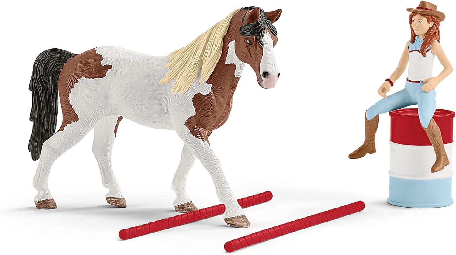 Schleich - Horse Club: Hannah's Western Riding Set with Quarter Horse Playset, 12 Pcs