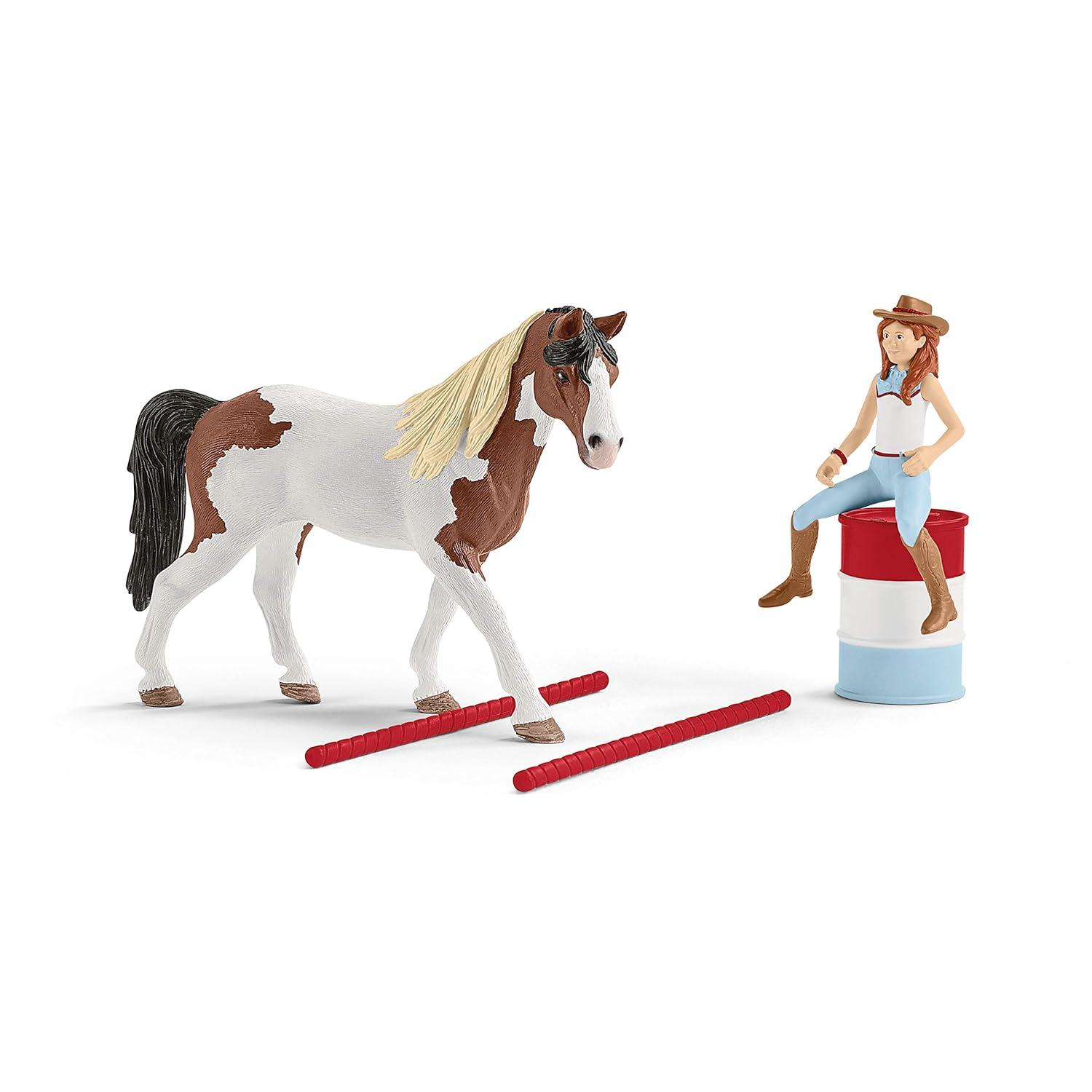 Schleich - Horse Club: Hannah's Western Riding Set with Quarter Horse Playset, 12 Pcs