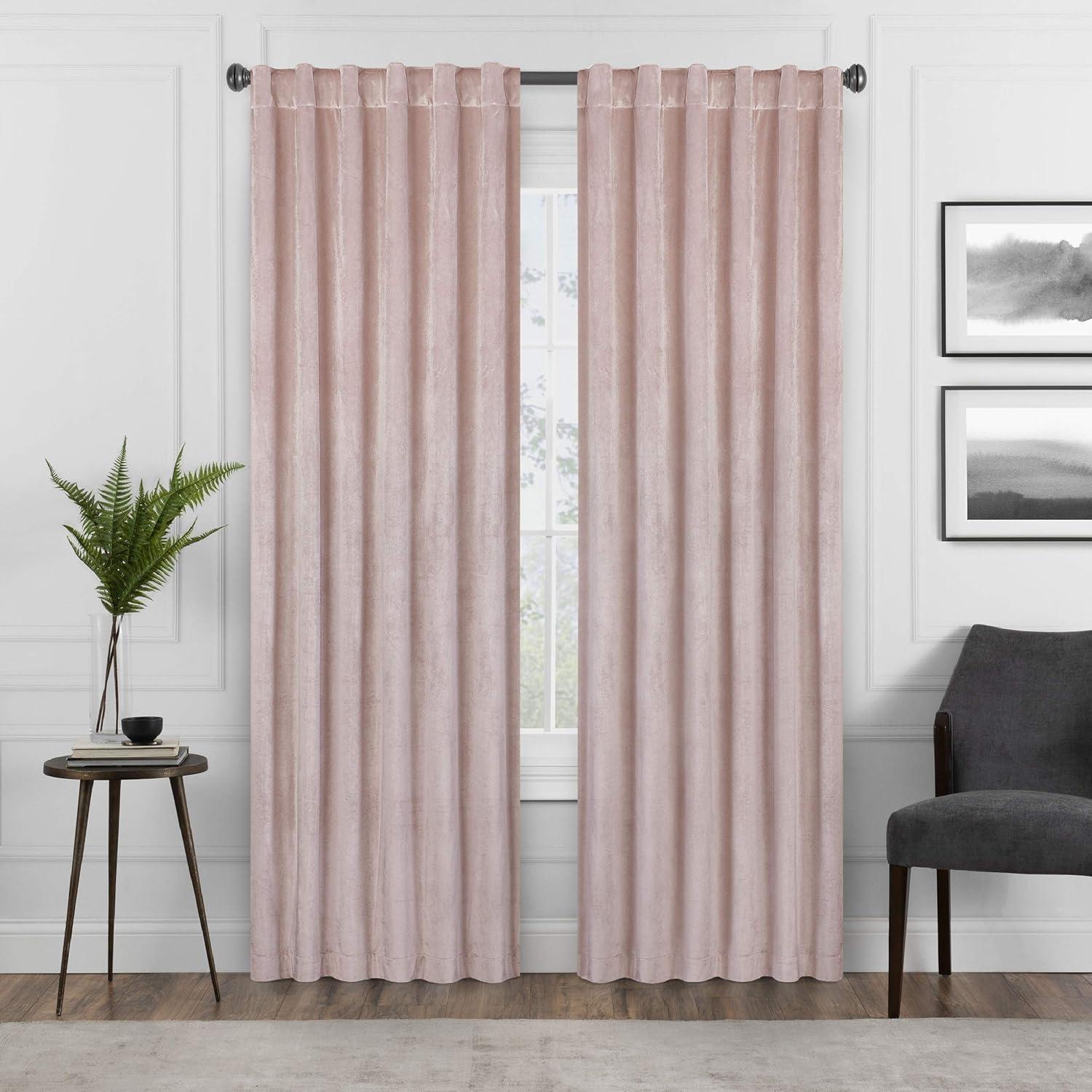 Eclipse Eclipse Harper Velvet Absolute Zero Blackout Window Panel