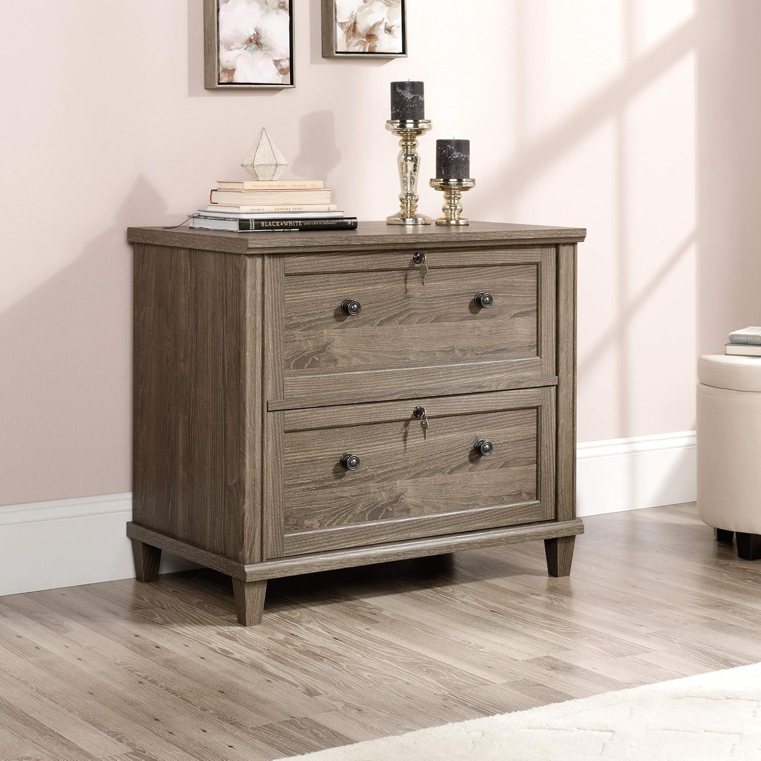 Sauder Hammond Lateral File, Emery Oak Finish