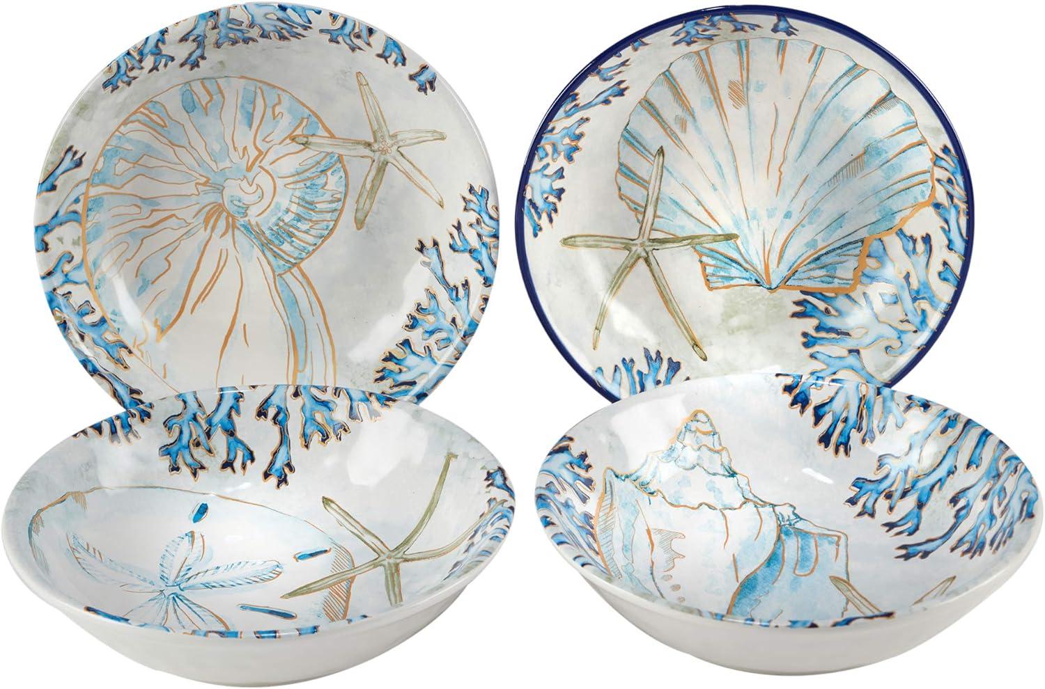 Set of 4 Playa Shells Soup Bowls - Certified International