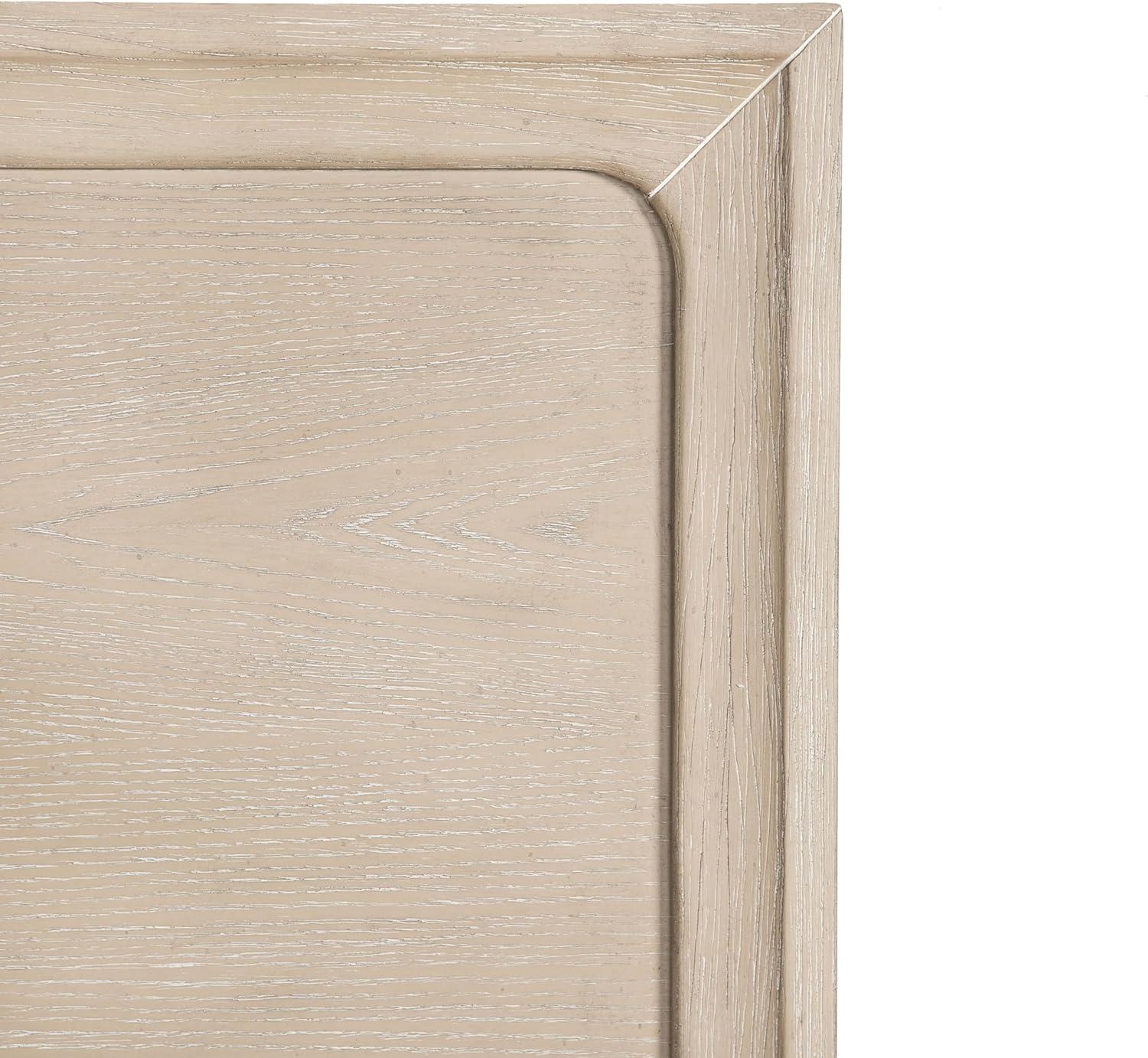 HOMES: Inside + Out 3pc Queen Neovesi Platform Bedroom Set Boho with 2 Nightstands Oak