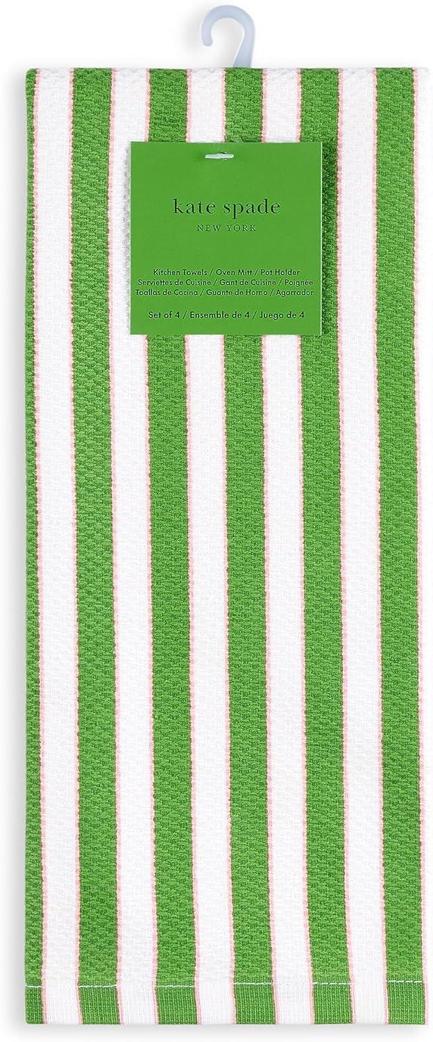 KATE SPADE NEW YORK Botanical Stripe Kitchen Towel Set