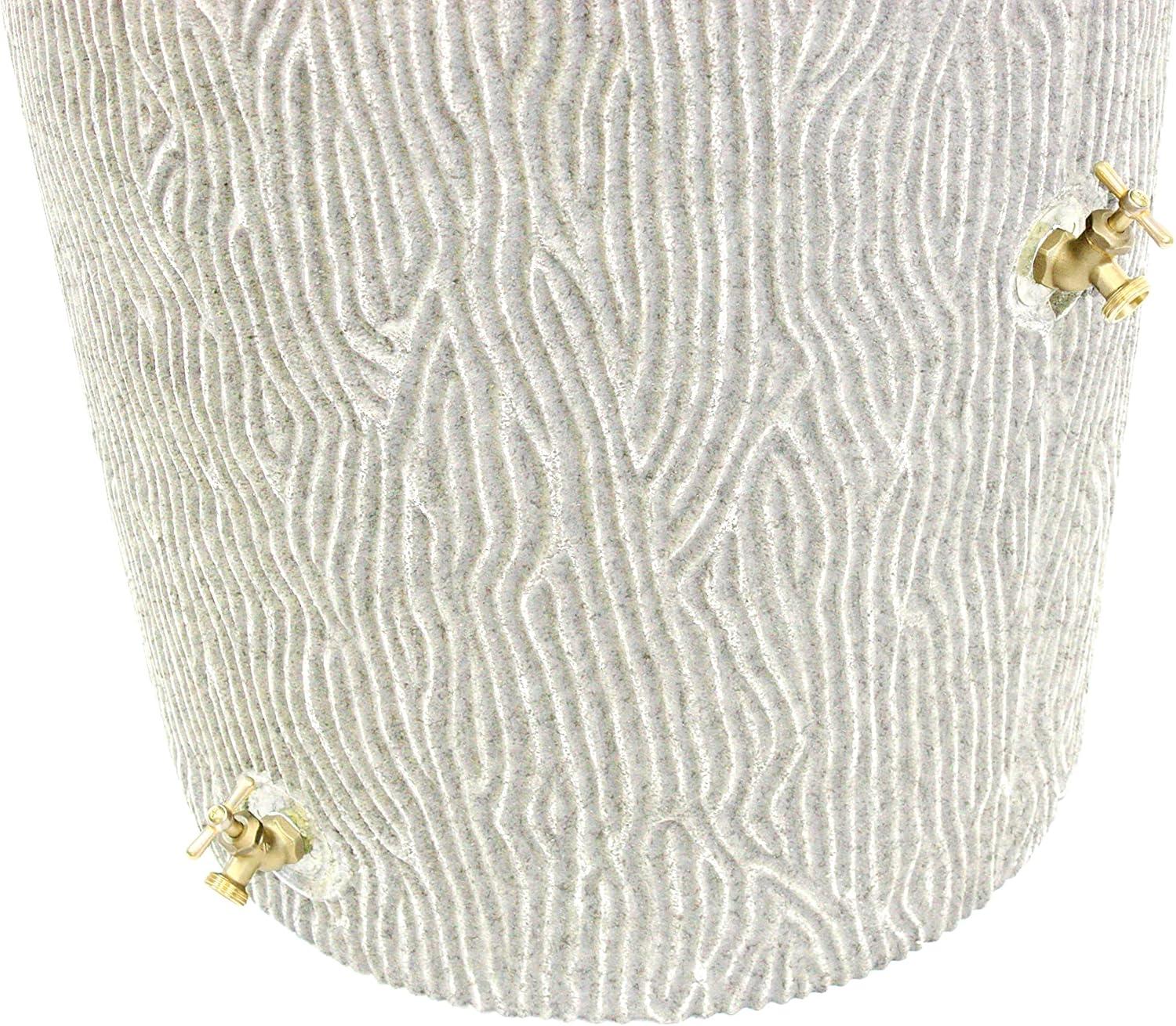 Good Ideas Good Ideas 50 Gallons Plastic Drainable Dual Overflow Planter Rain Barrel