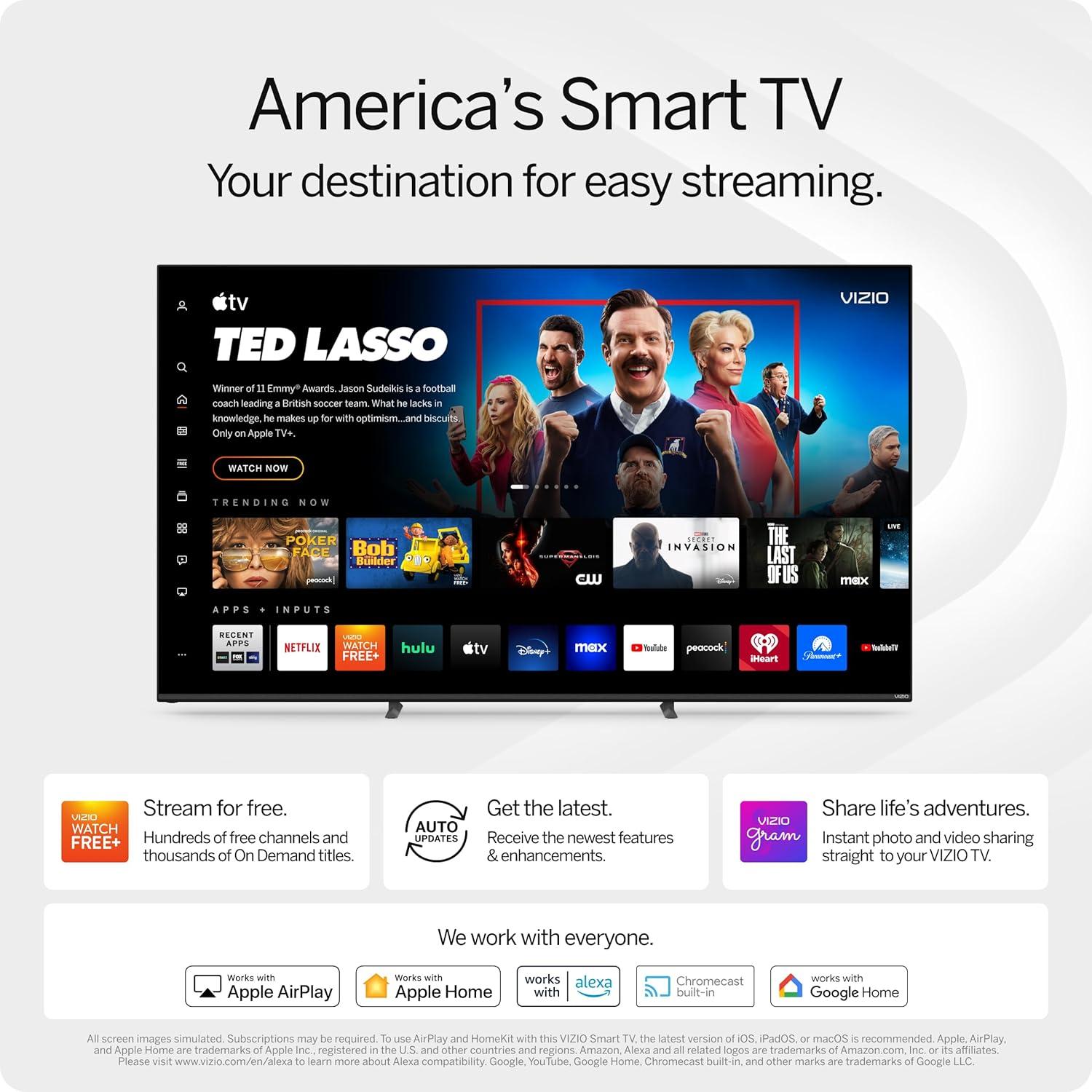 VIZIO 65" Class Quantum 4K QLED HDR Smart TV (NEW) M65Q6-L4