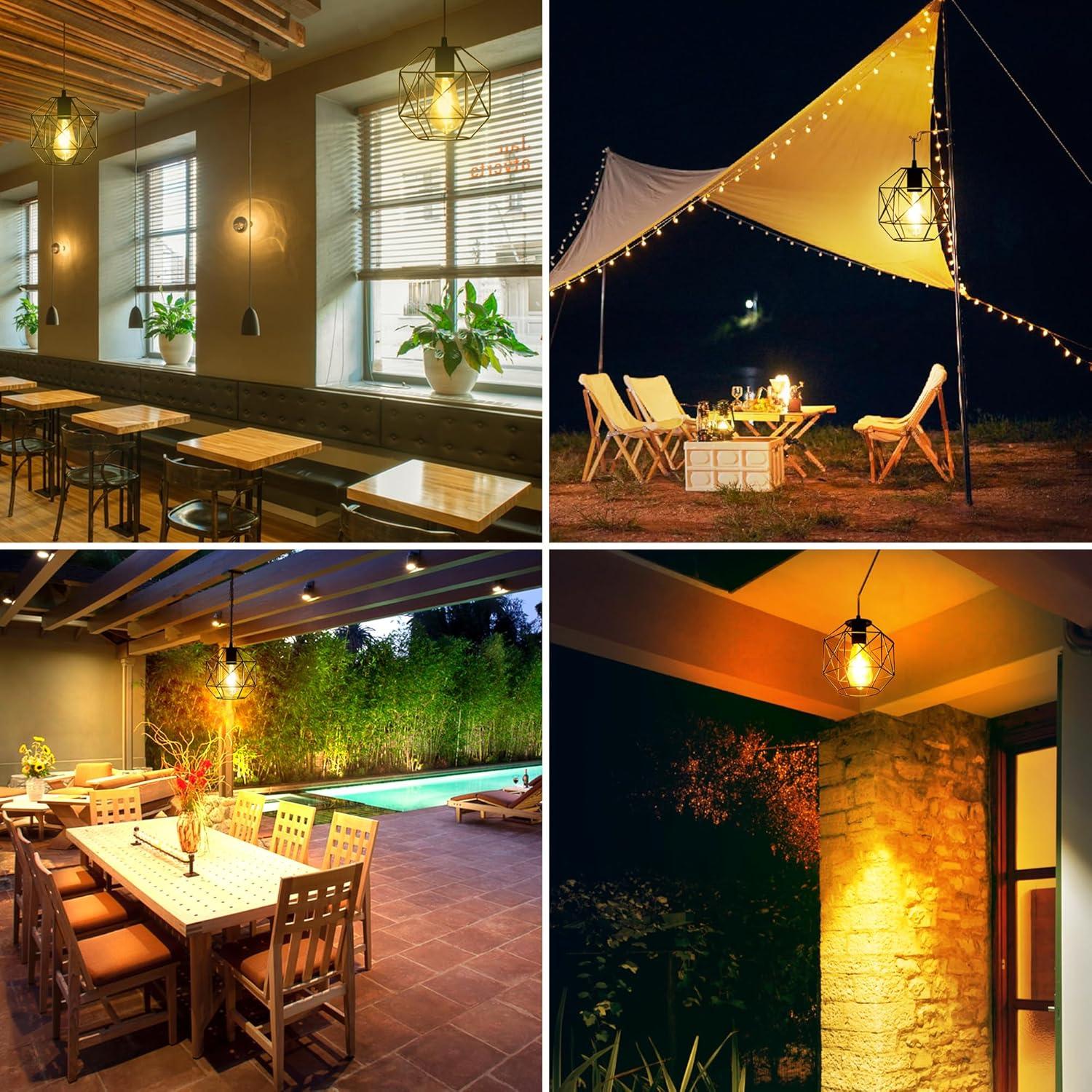 MEIHONG Solar Spot Light Outdoor, Waterproof Solar LED Landscape Lights Dusk to Dawn, 2-in-1 Solar Spotlight Solar Powered Accent Lights for Garden Porch Walkway Patio (1 Pack)