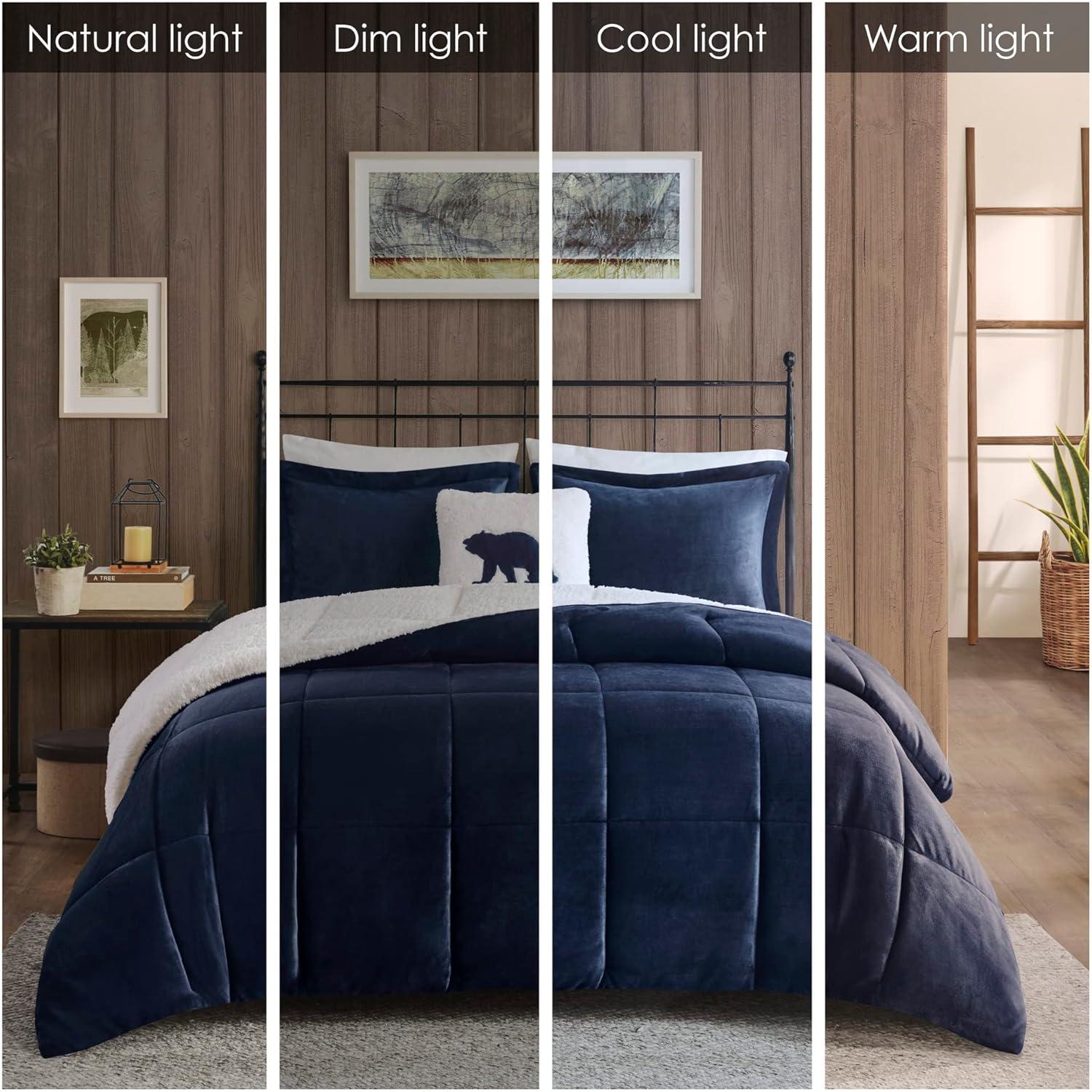 Woolrich Woolrich Alton Plush to Sherpa Down Alternative Comforter Set