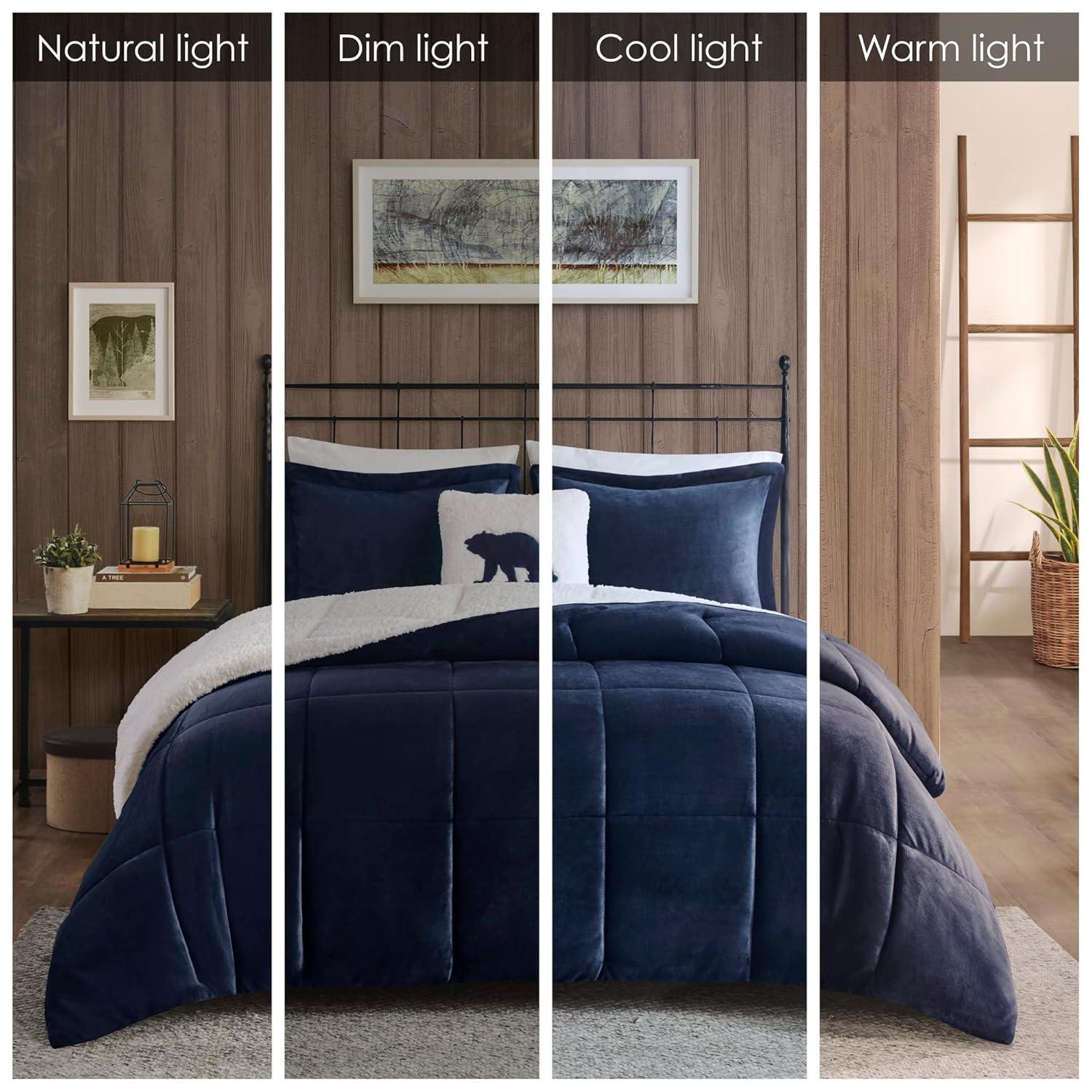 Woolrich Woolrich Alton Plush to Sherpa Down Alternative Comforter Set