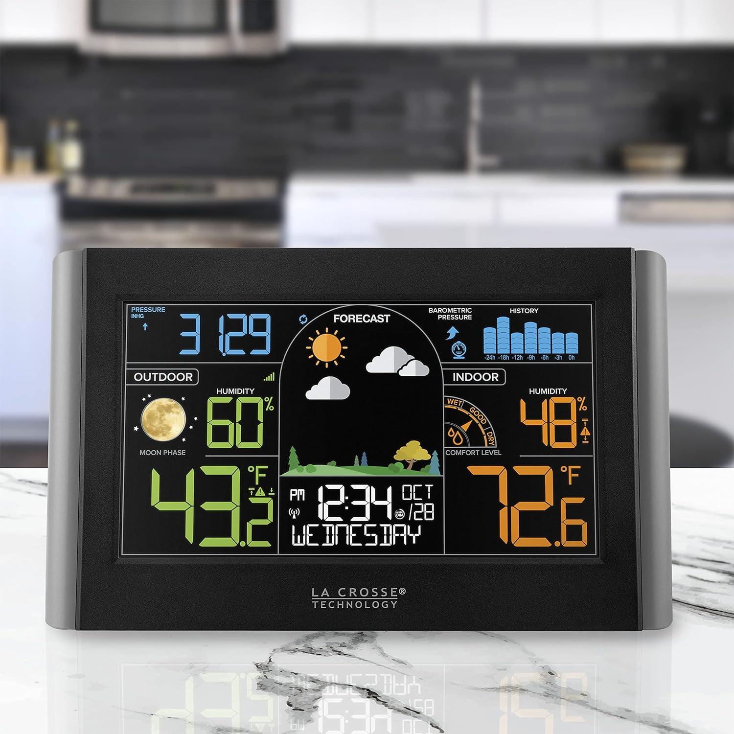 Wireless Color Weather Station with Humidity Sensor