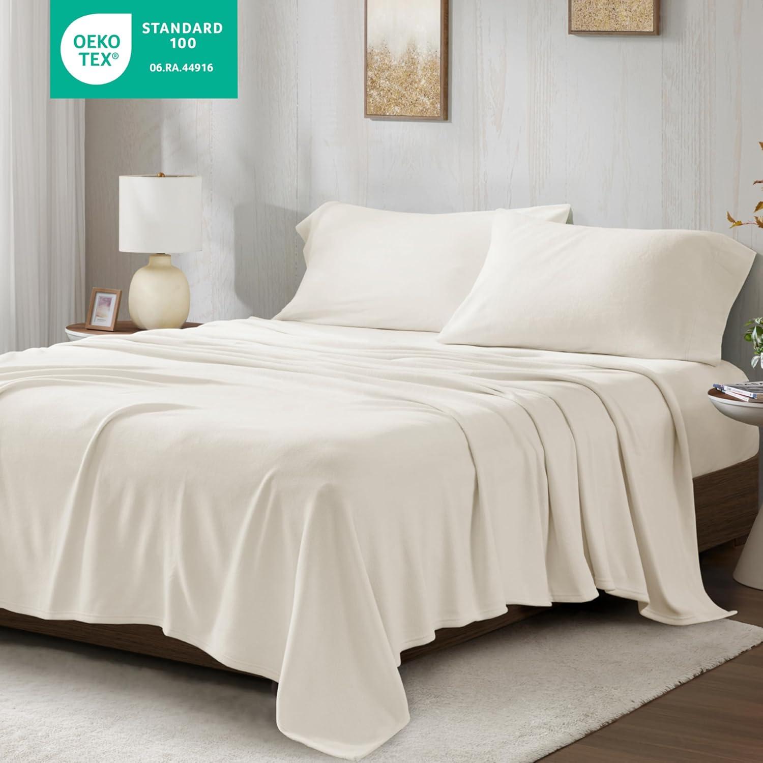 Madison Park Micro Fleece Sheet Set & Reviews | Wayfair