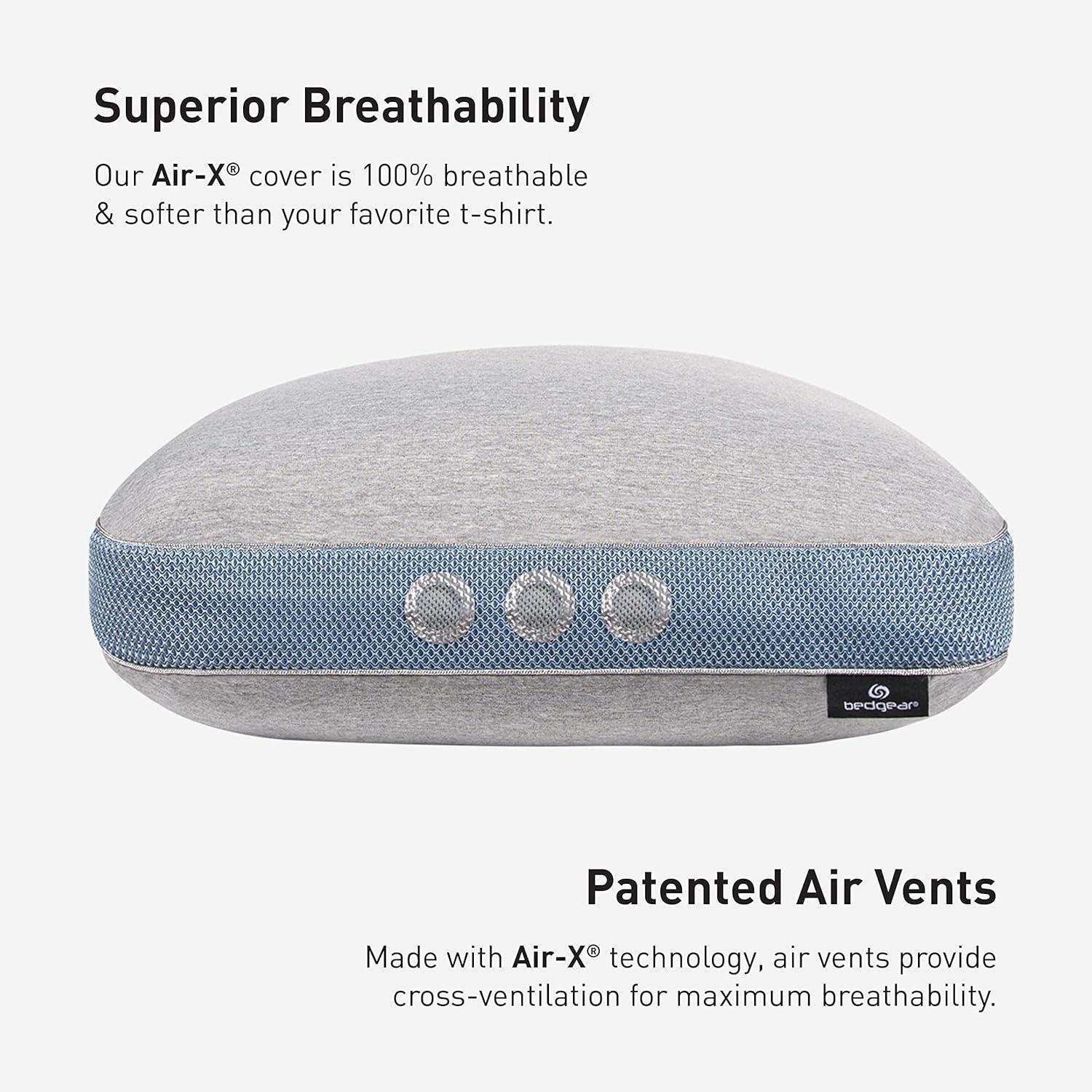 Bedgear Bedgear Flow Performance Pillow - Breathable Bed Pillow - Medium - Washable Cover