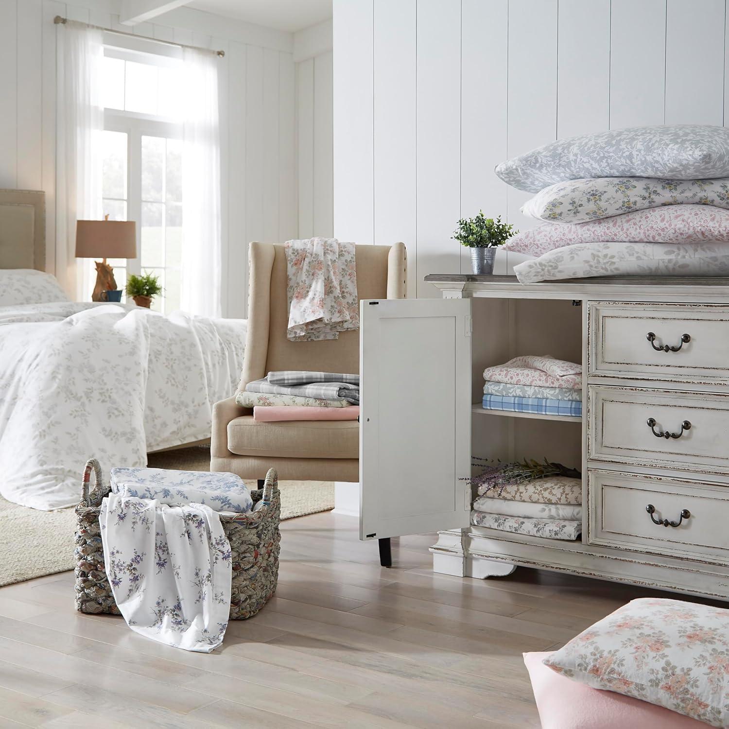 Laura Ashley Laura Ashley Cotton Flannel Cozy Sheet Sets