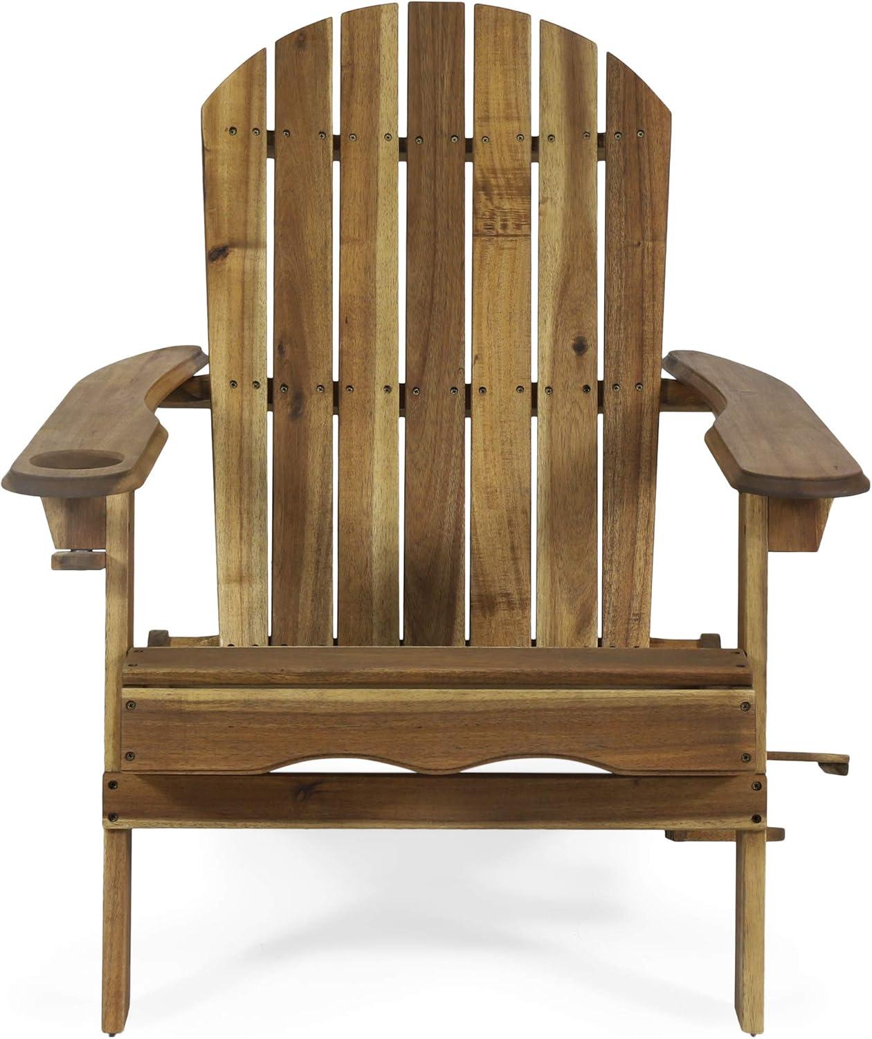 Highland Dunes Mccombs Solid Wood Folding Adirondack Chair (Set of 2)