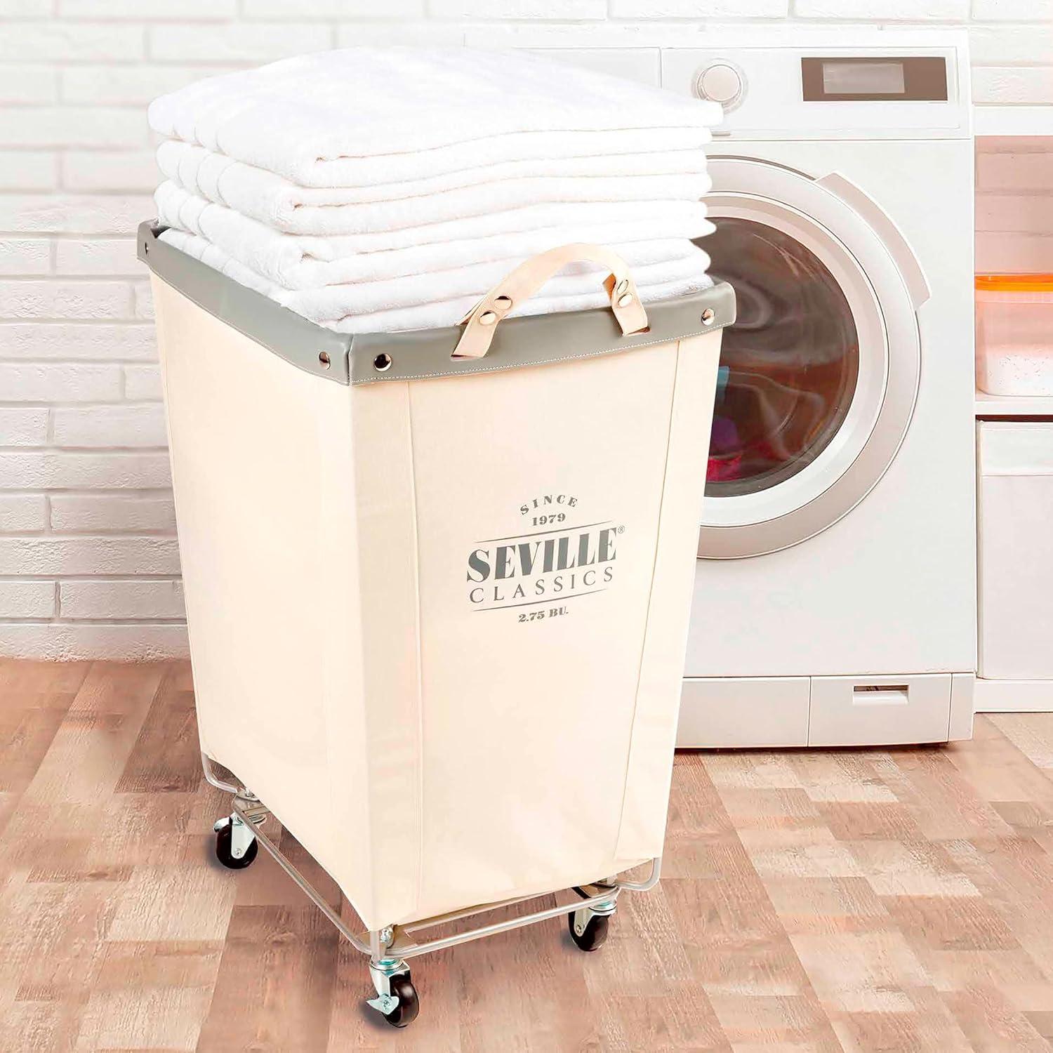 Rolling Commercial Laundry Hamper