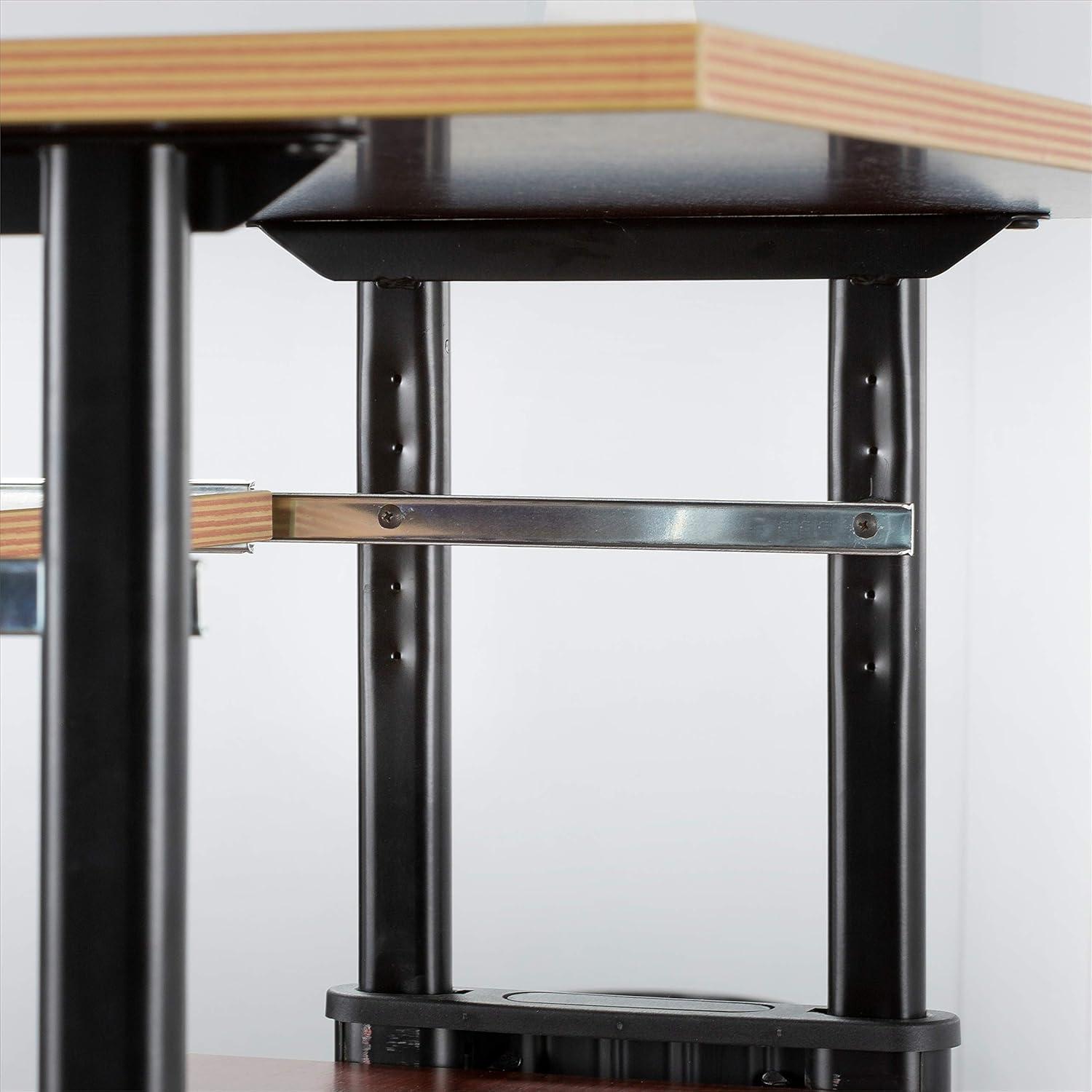 MUV Adjustable Stand-Up Workstation AV Cart