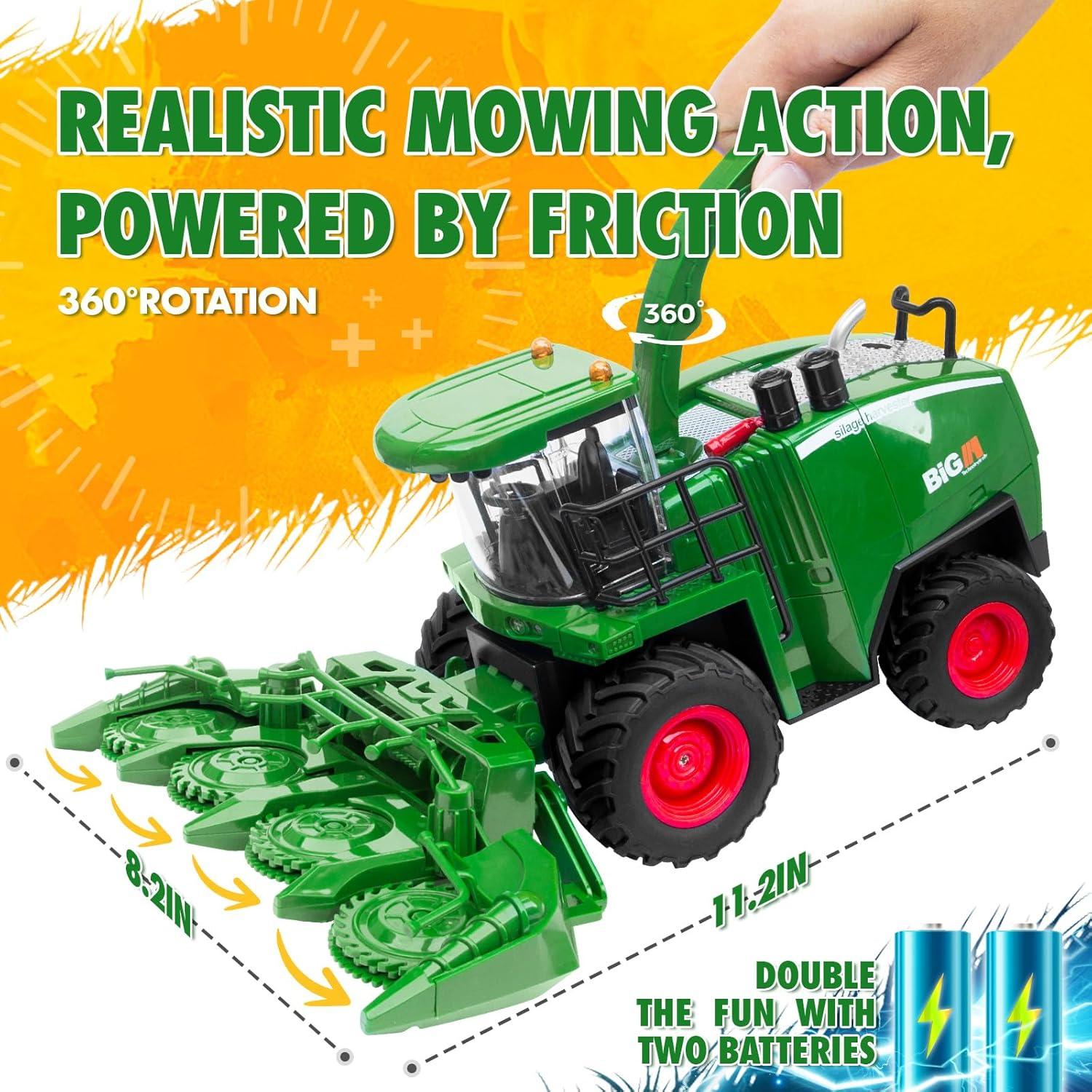 Remote Control Combine Harvester Tractor Toy