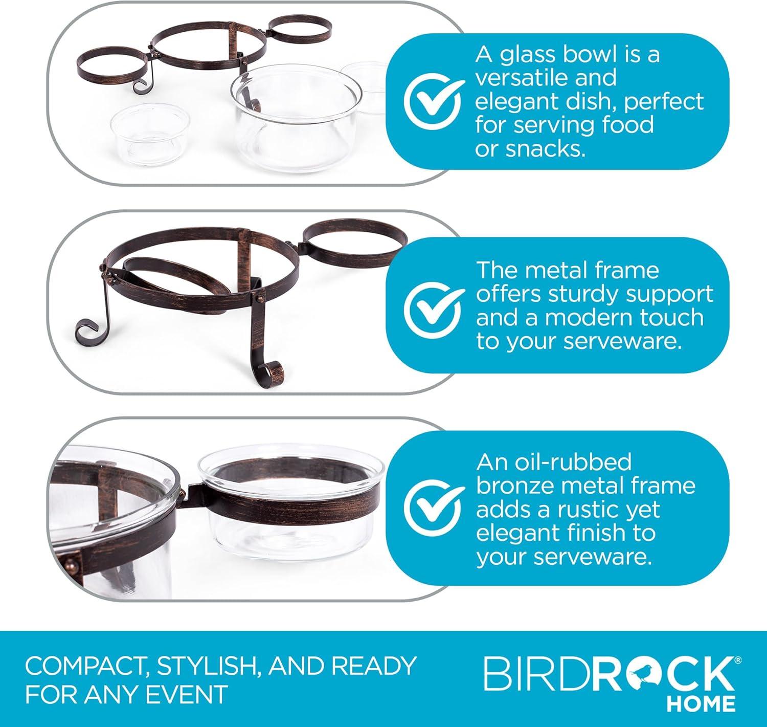 BirdRock Home BirdRock Home Glass Serving Bowl