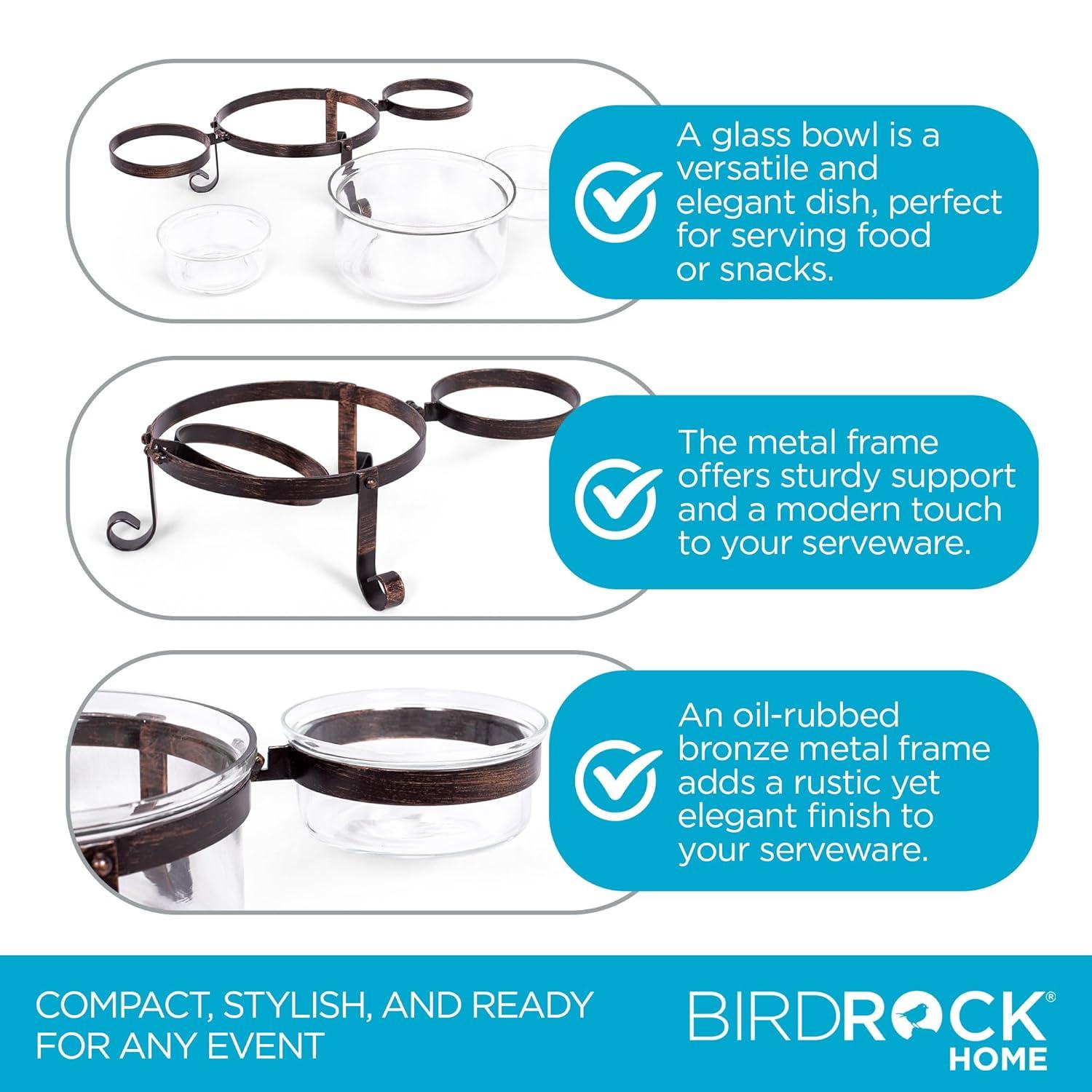 BirdRock Home BirdRock Home Glass Serving Bowl