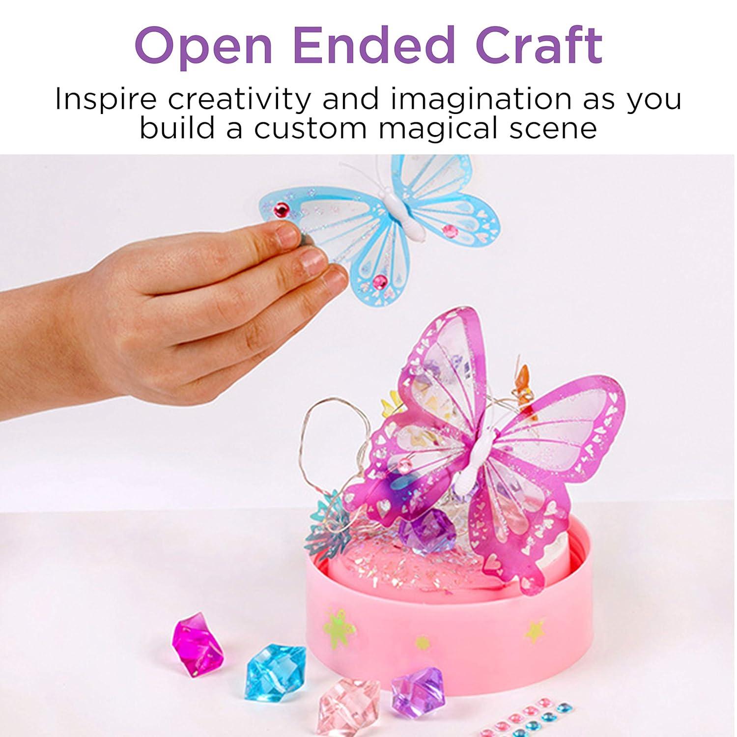 Creativity for Kids Butterfly Fairy Lights – Butterfly Craft Activity for Boys and Girls Ages 7-10+