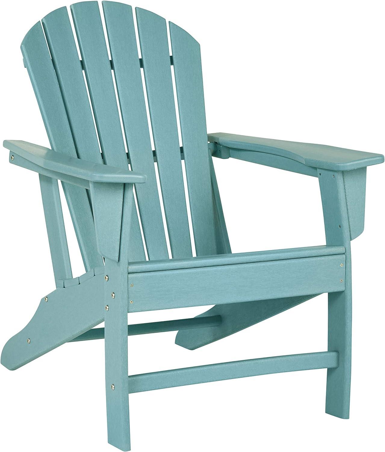 Signature Design by Ashley Contemporary Sundown Treasure Adirondack Chair  Turquoise