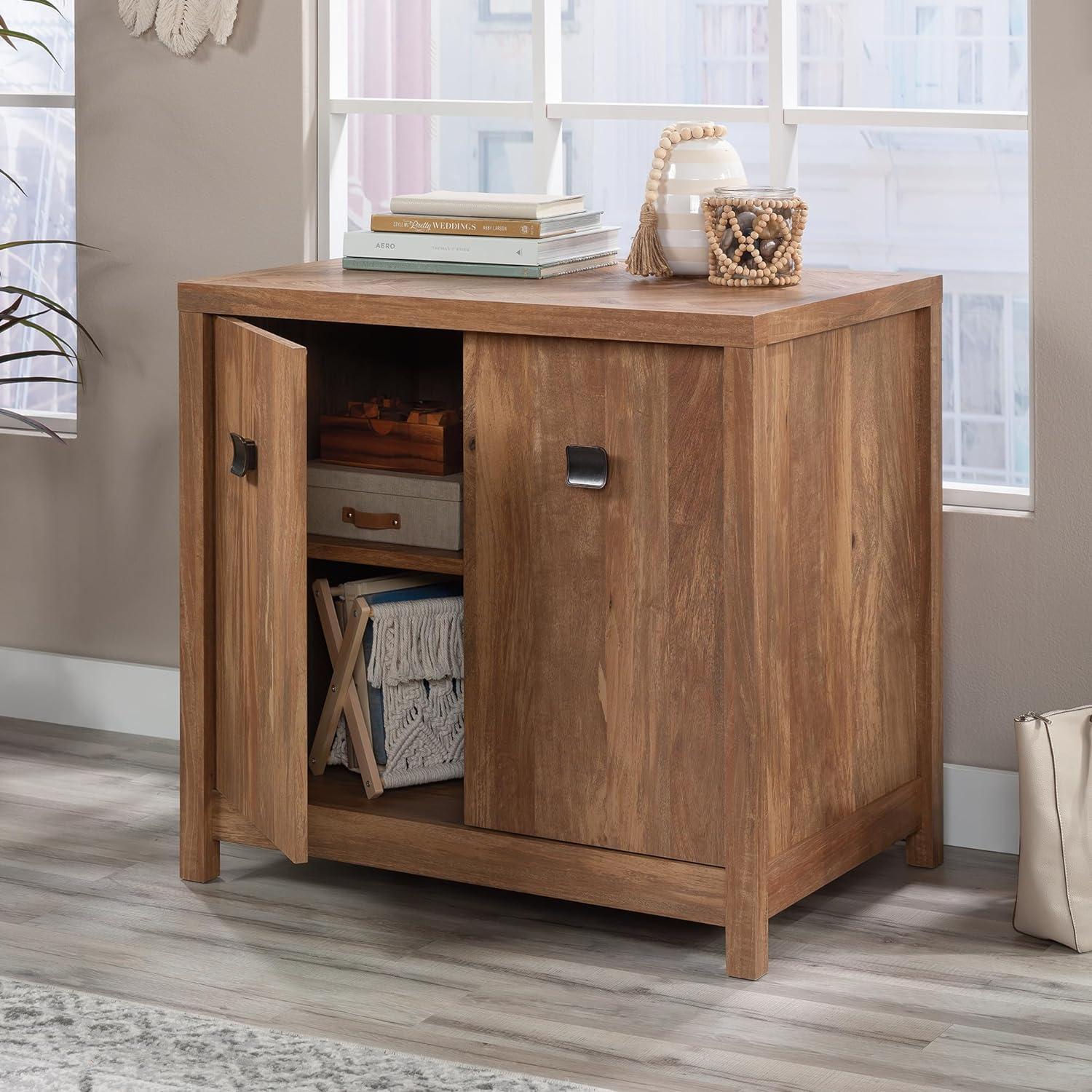 Sindoori Mango Brown Office Cabinet with Adjustable Shelving