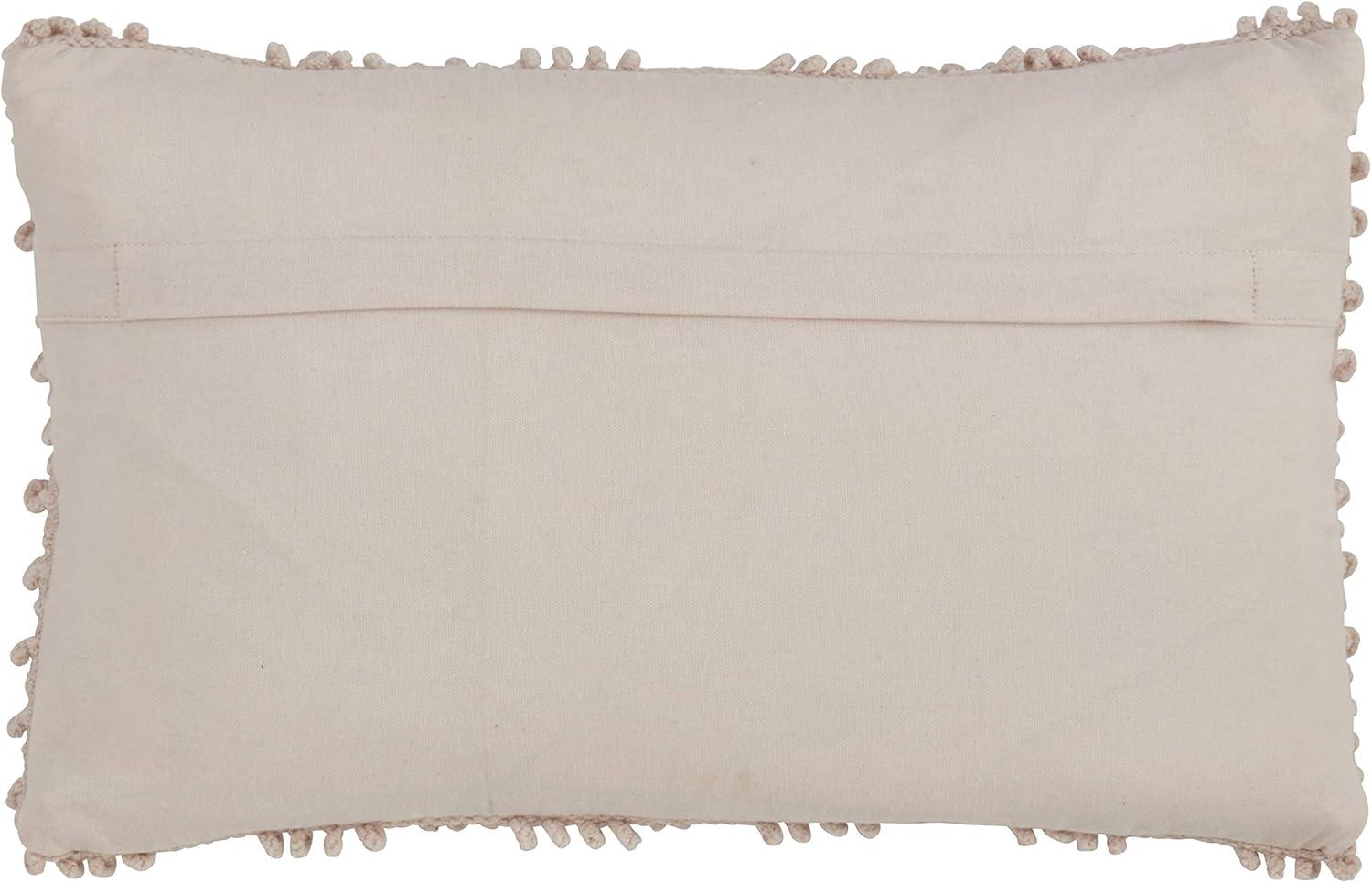 Saro Theo Collection Ruffled Cotton Throw Pillow