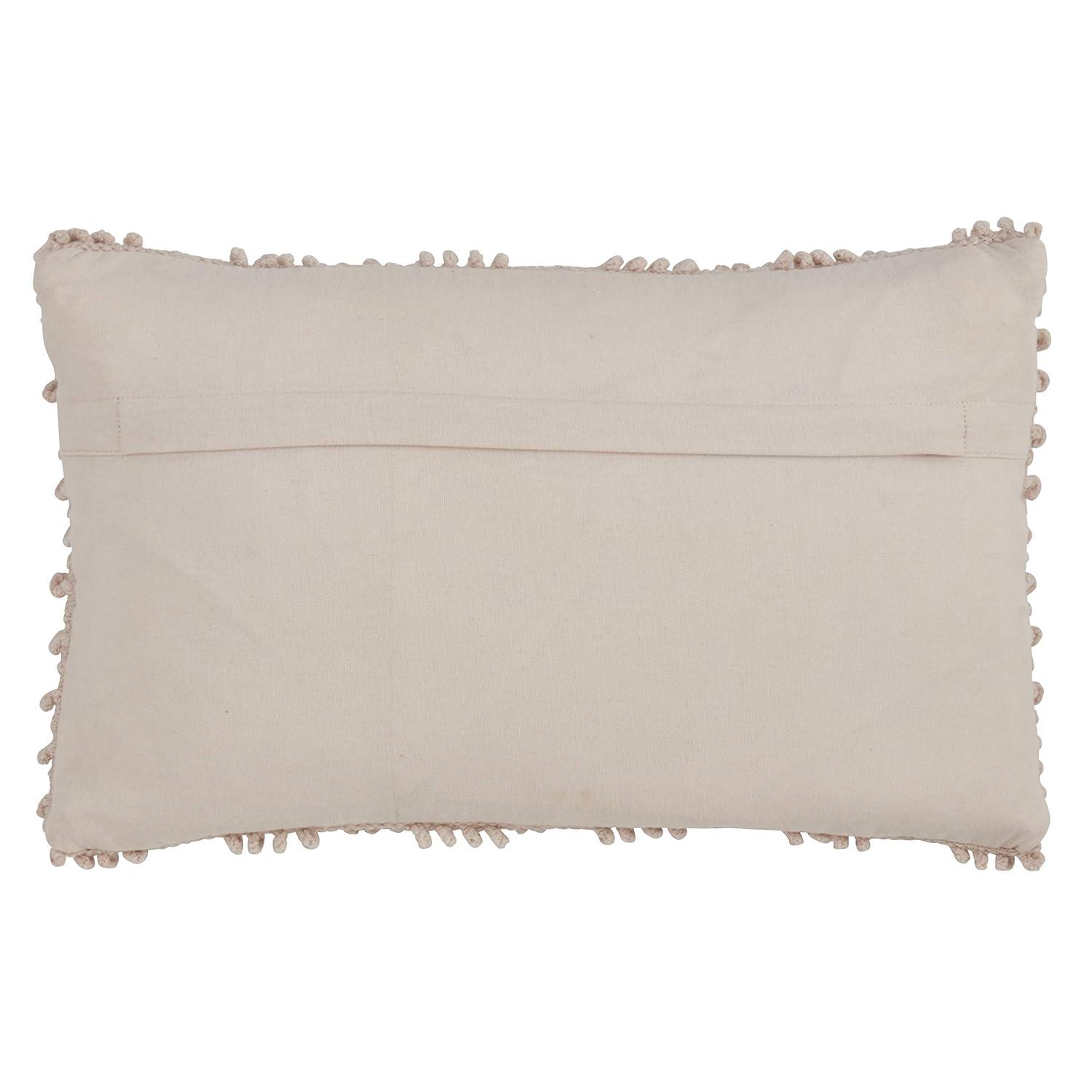 Saro Theo Collection Ruffled Cotton Throw Pillow