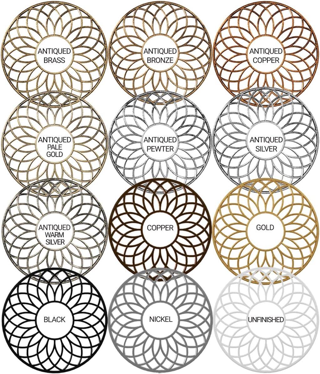 Gold 34" PVC Pierced Ceiling Medallion