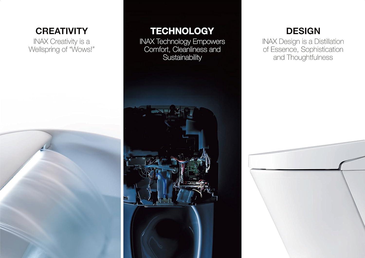 American Standard INAX 415 Heated Dual Nozzle Shower Bidet Toilet Seat w/ Remote