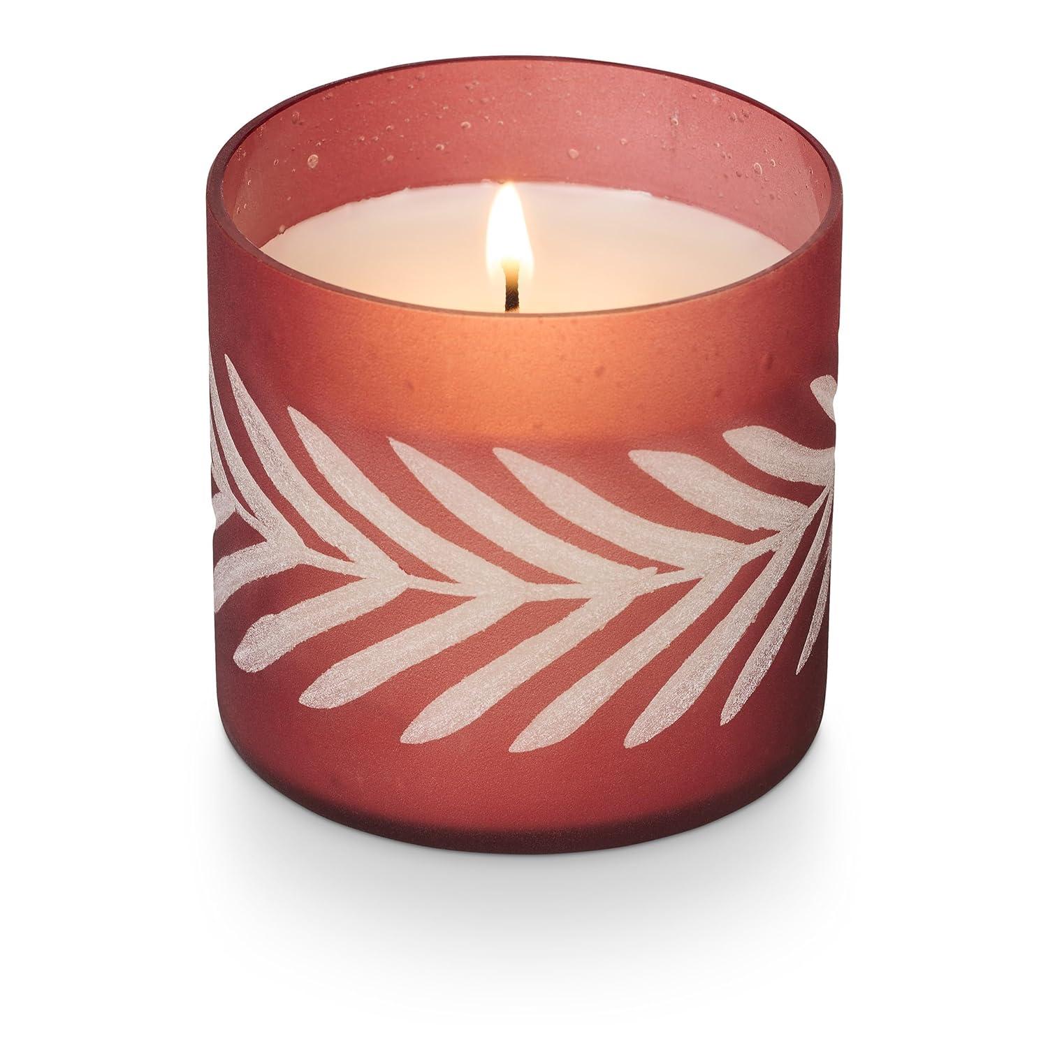 Cardamom Pomander Frosted Glass Fall Scented Candle