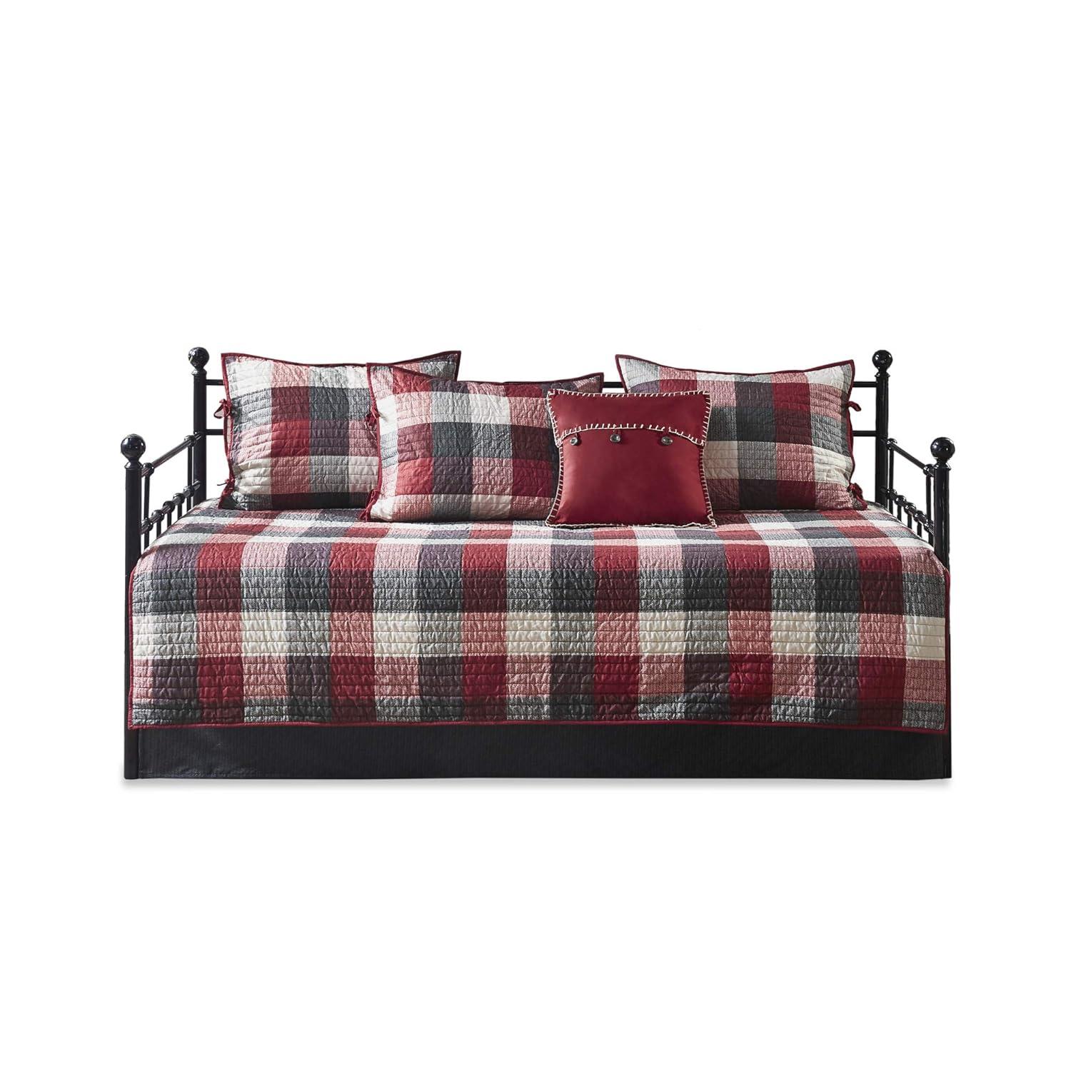 Madison Park Ridge 3 Piece Reversible Plaid Daybed Cover Set