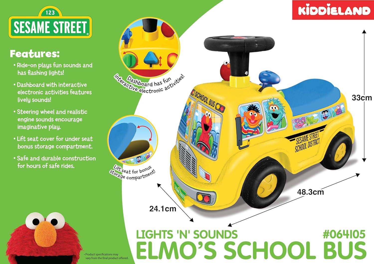 Sesame Street My First Adventure Elmo Lights & Sounds Ride-on