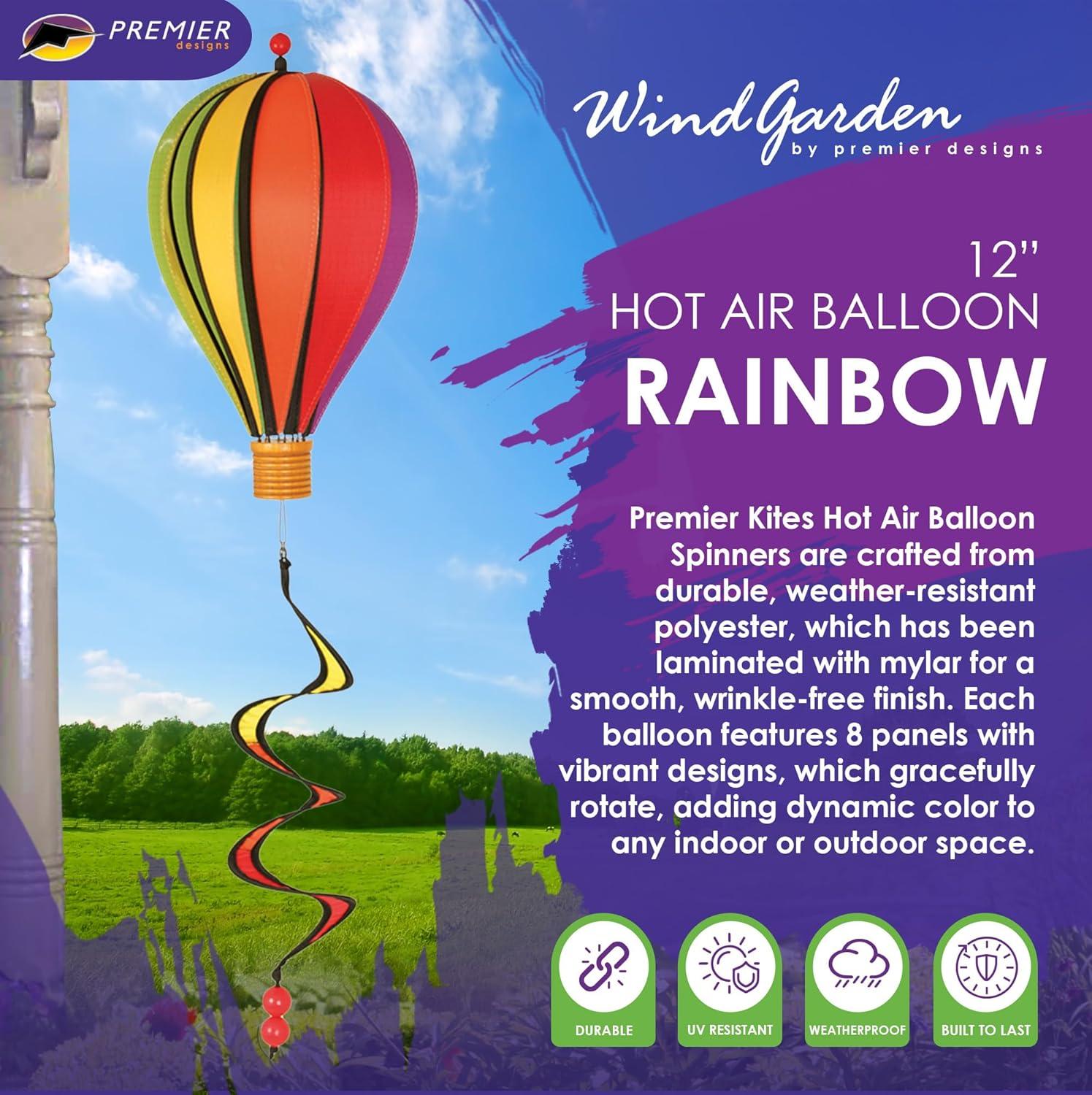 Premier Designs PD25881 Hot Air Balloon Rainbow Small