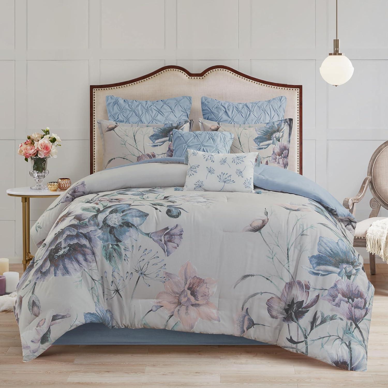 Madison Park Cassandra 8 Piece Cotton Comforter Set