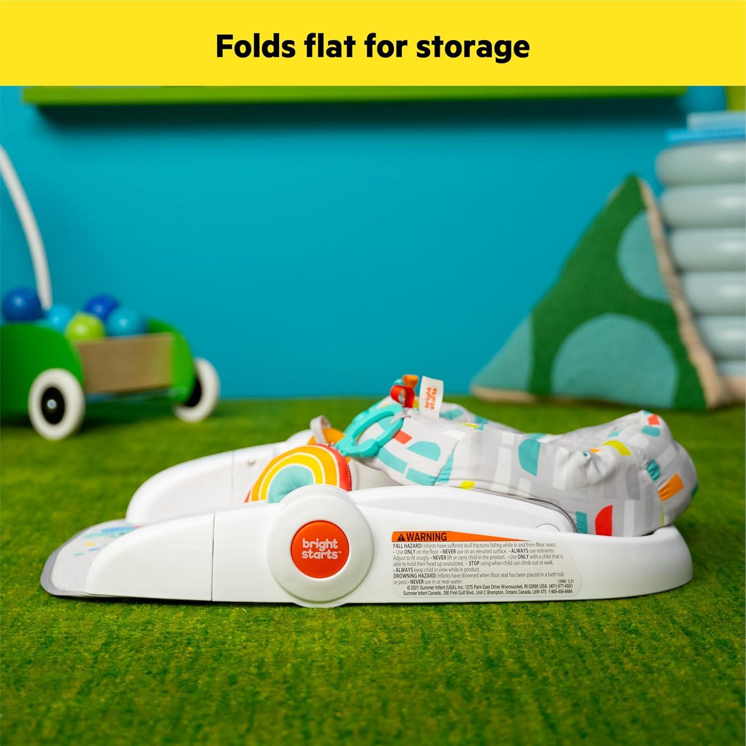 Bright Starts Learn-to-Sit 2-Position Floor Seat - Playful Paradise