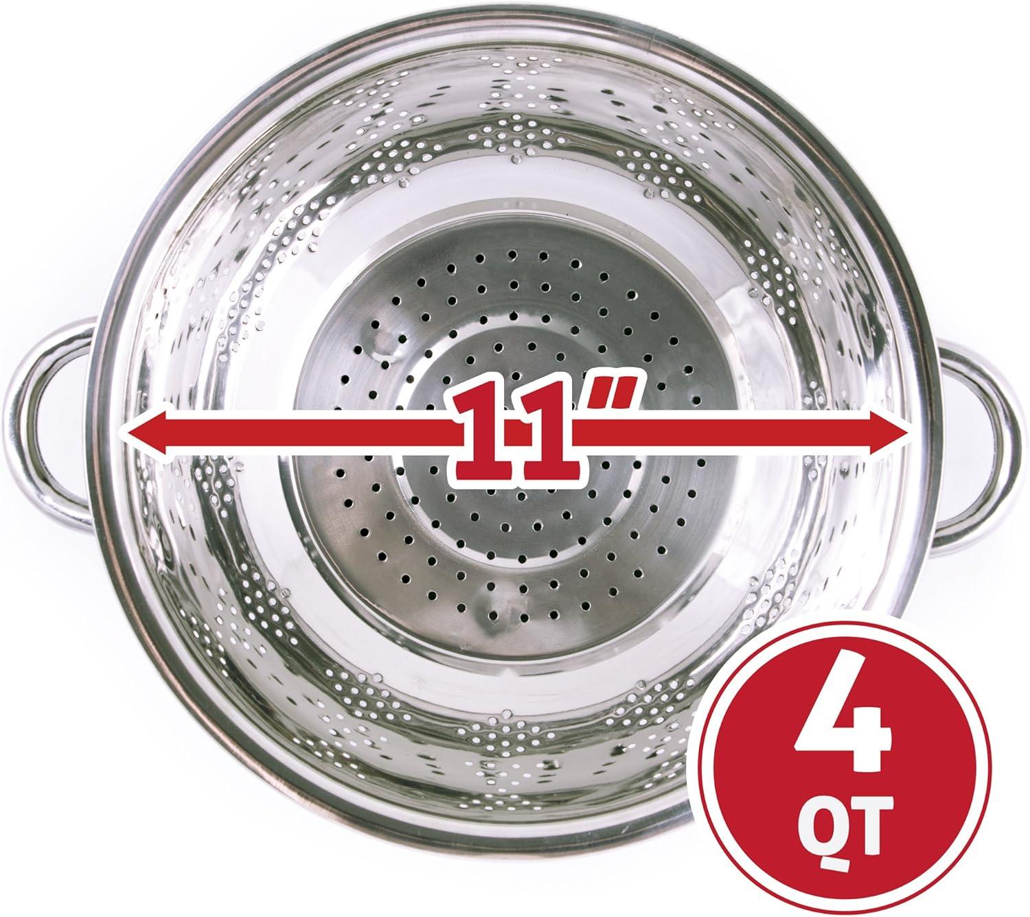 Brybelly  Stainless Steel Colander - 4 qt