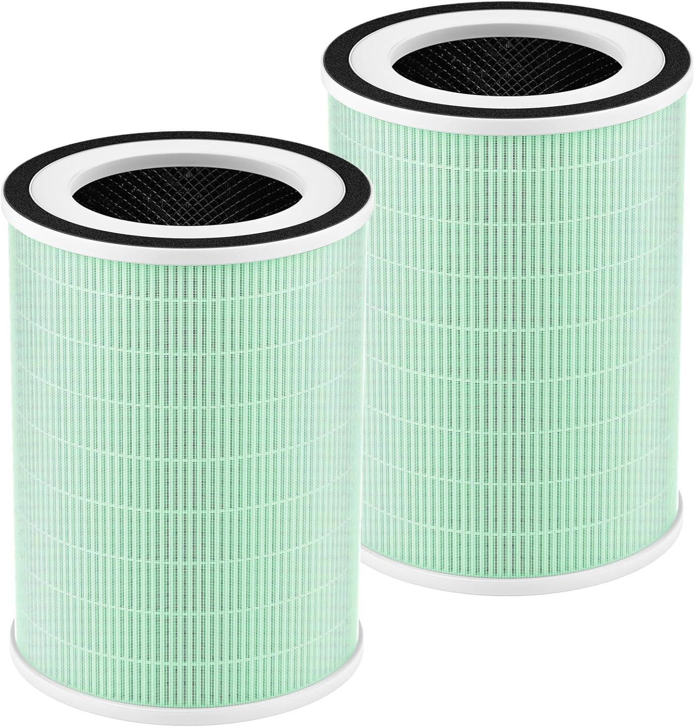 White True HEPA Replacement Filters for Air Purifiers, 2-Pack