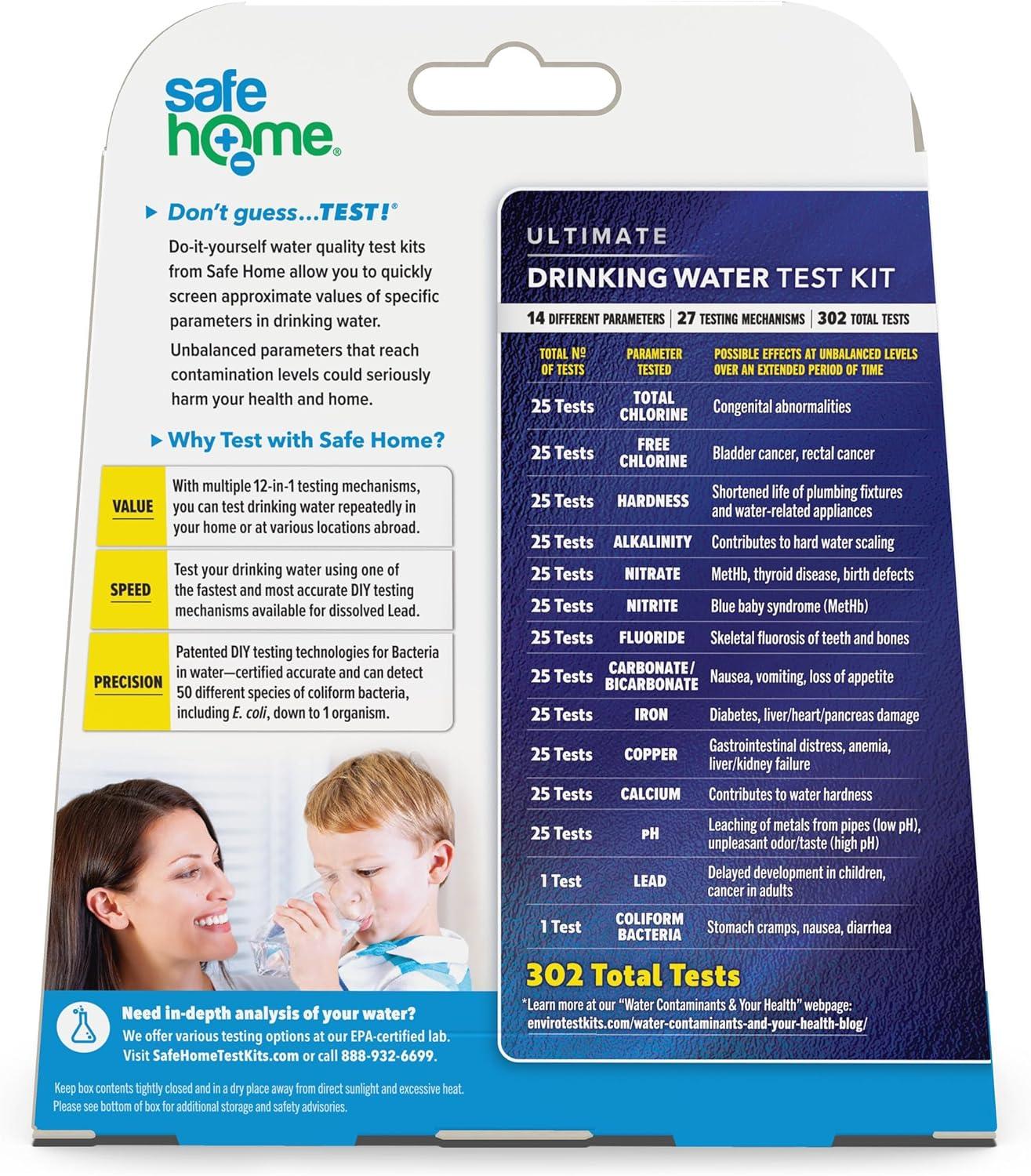 Safe Home Ultimate DIY Water Test Kit