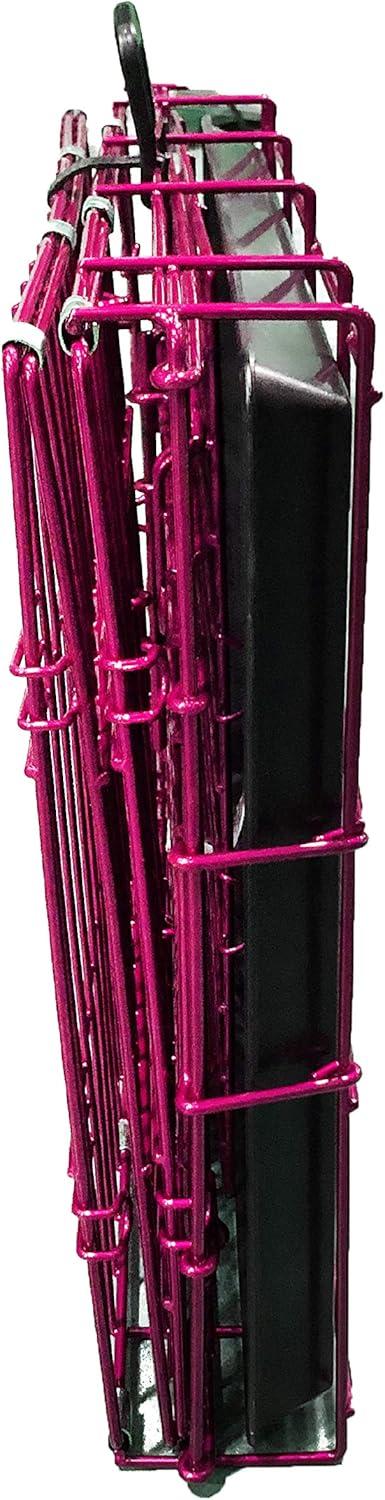 Pet Expressions Pink 24 Inch Colored Metal Wire Dog Crate - Available in Various Sizes and Colors