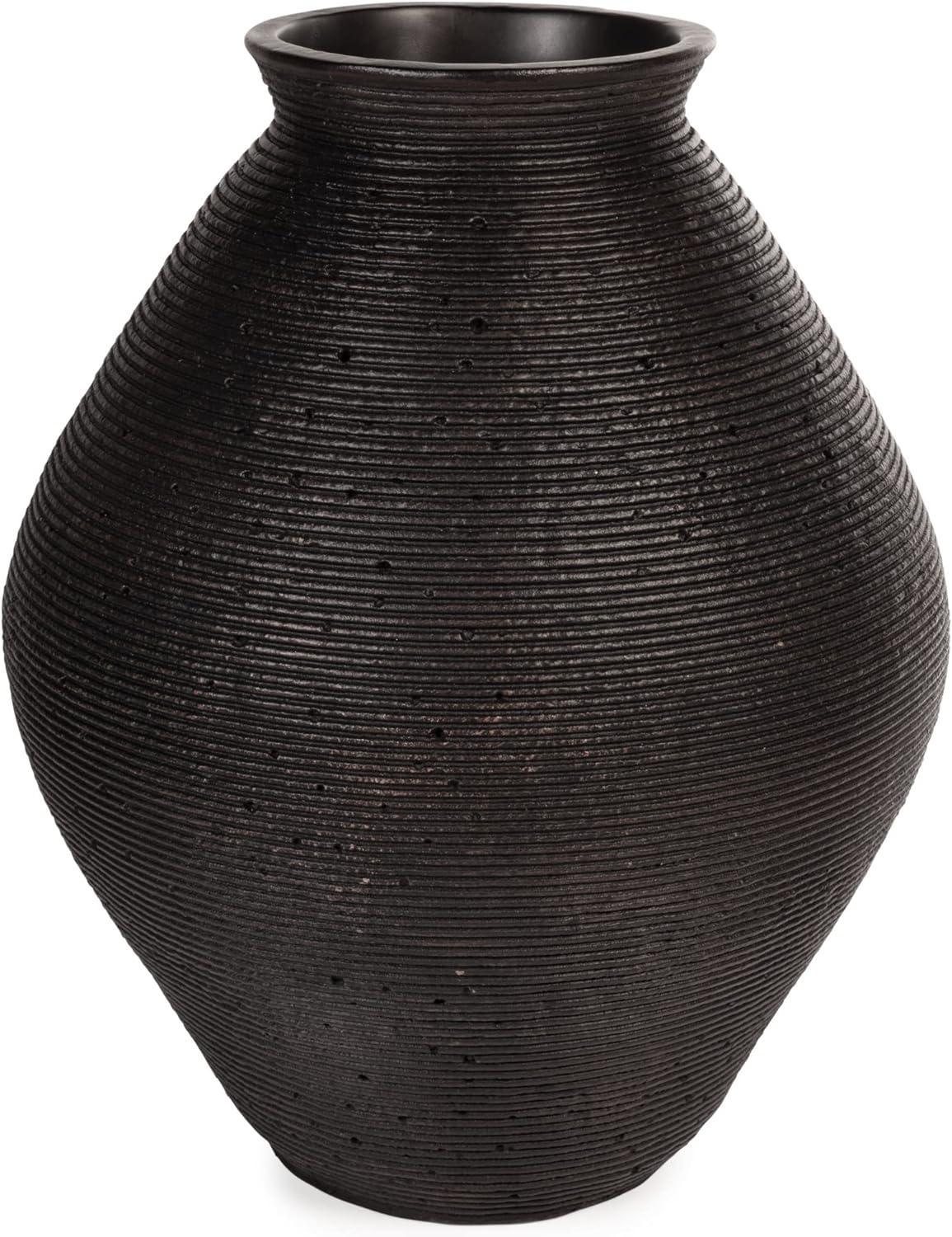 Signature Design by Ashley Casual Hannela Vase  Antique Brown