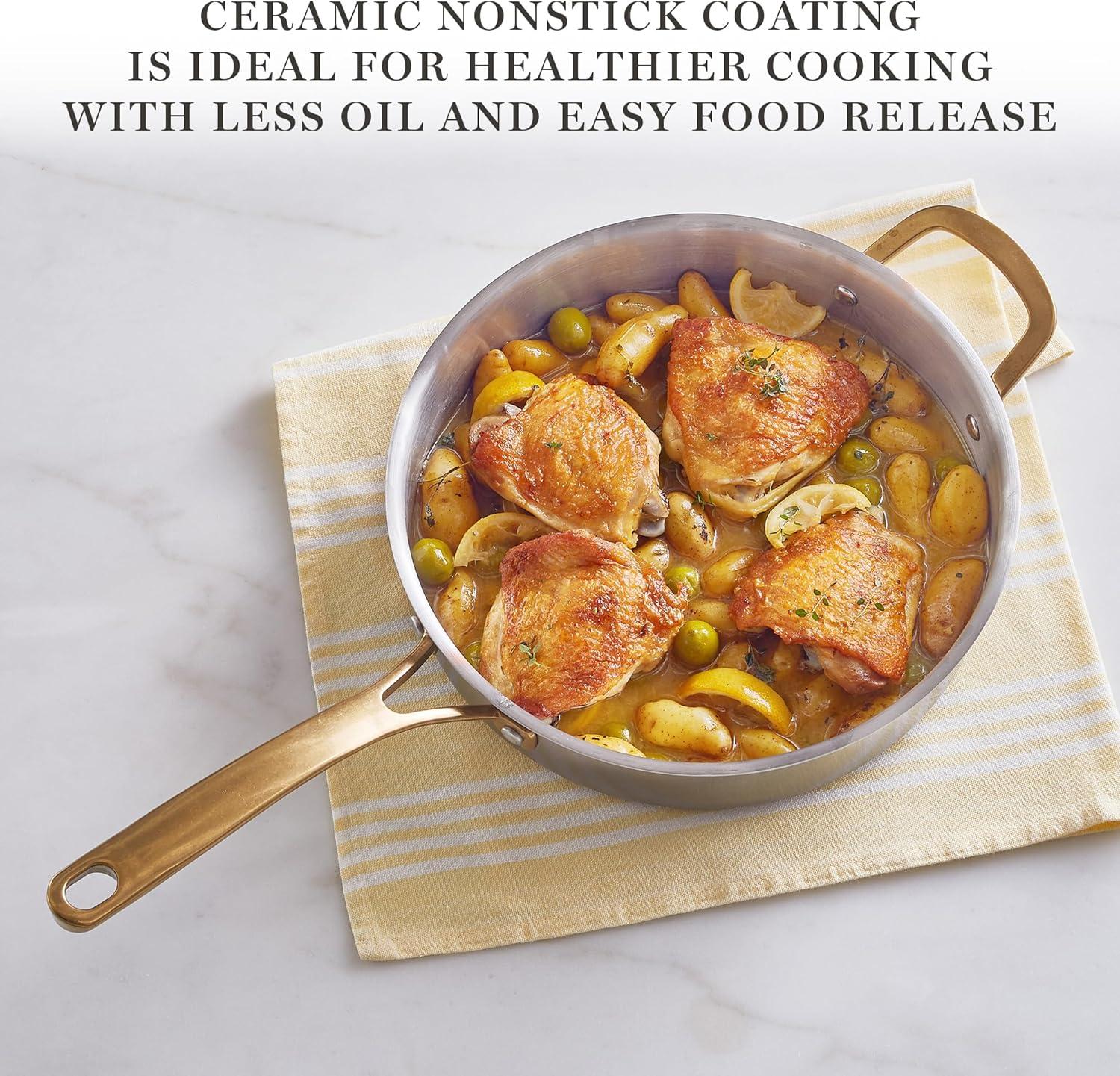 Martha Stewart 12 Pieces Stainless Steel (18/8) Cookware Set & Reviews | Wayfair